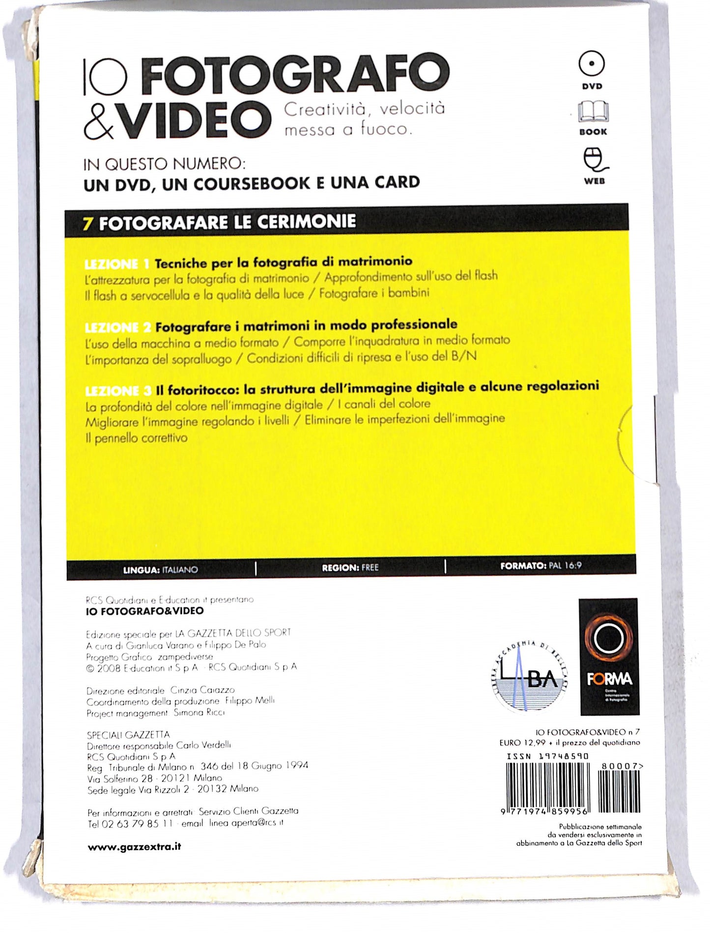 EBOND Io Fotografo & Video Vol.7 Fotografare le cerimonie DVD DB774723