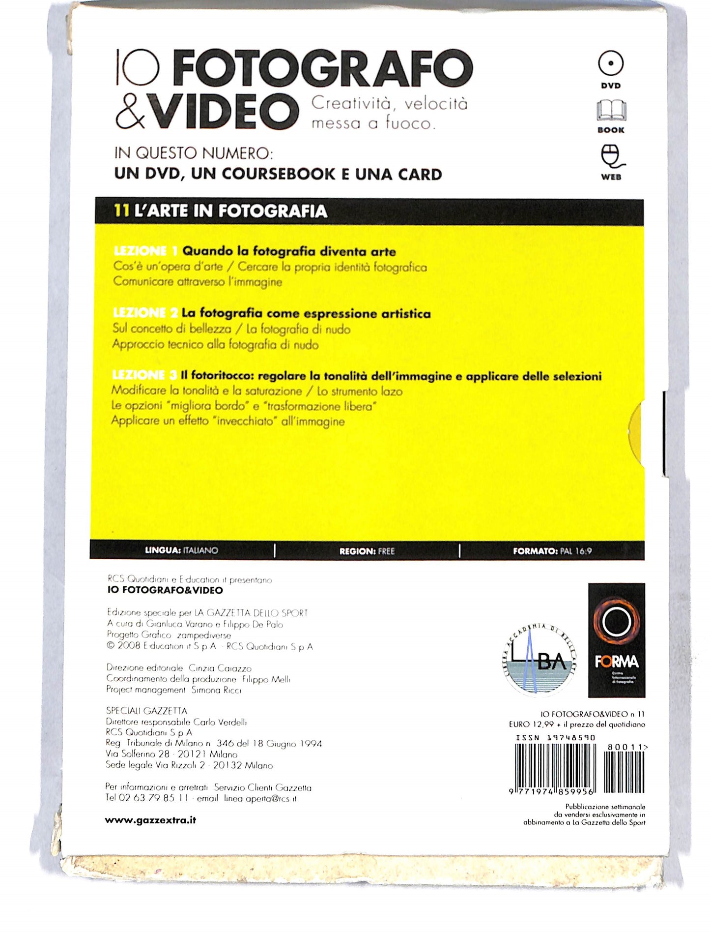 EBOND Io Fotografo & Video vol.11 L'arte in fotografia DVD DB774726