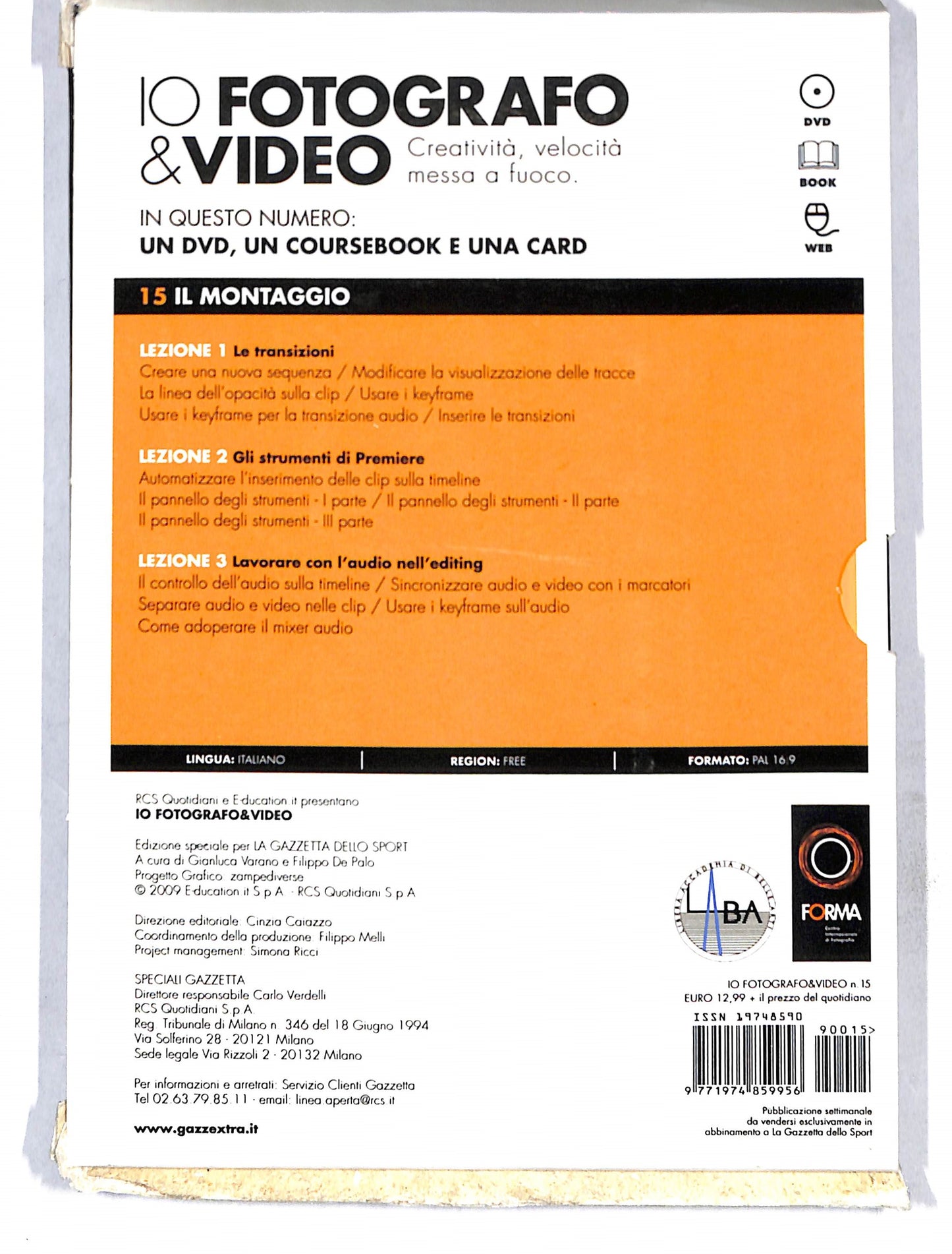 EBOND Io Fotografo & Video vol.15 Il Montaggio +DVD DB774728