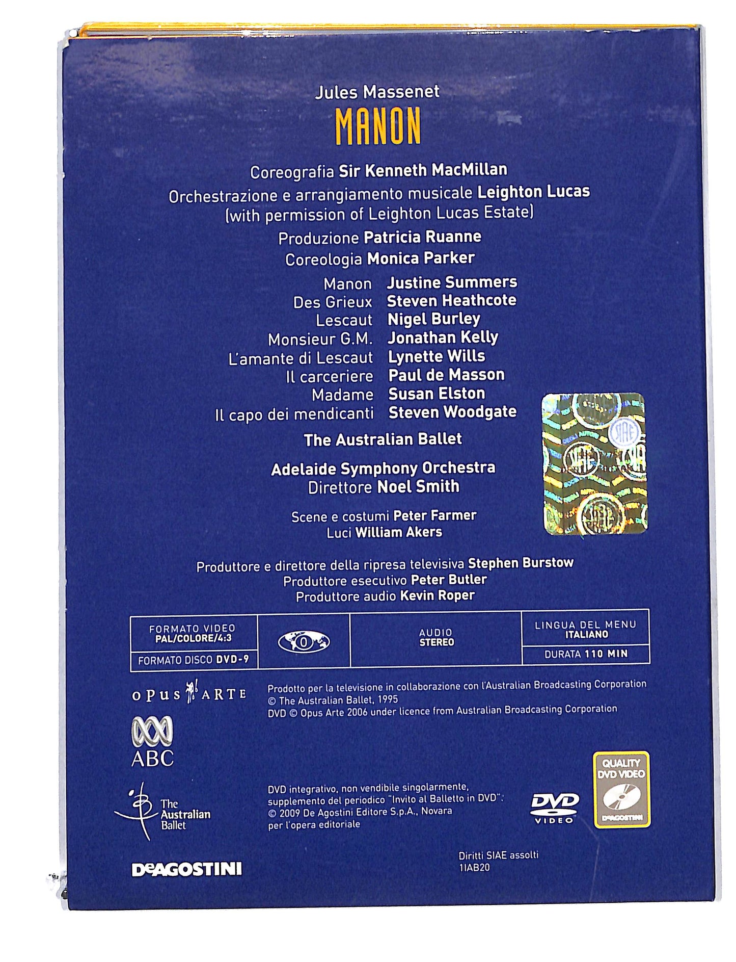 EBOND Invito al balletto in dvd - manon vol. 20 EDITORIALE DVD DB774744
