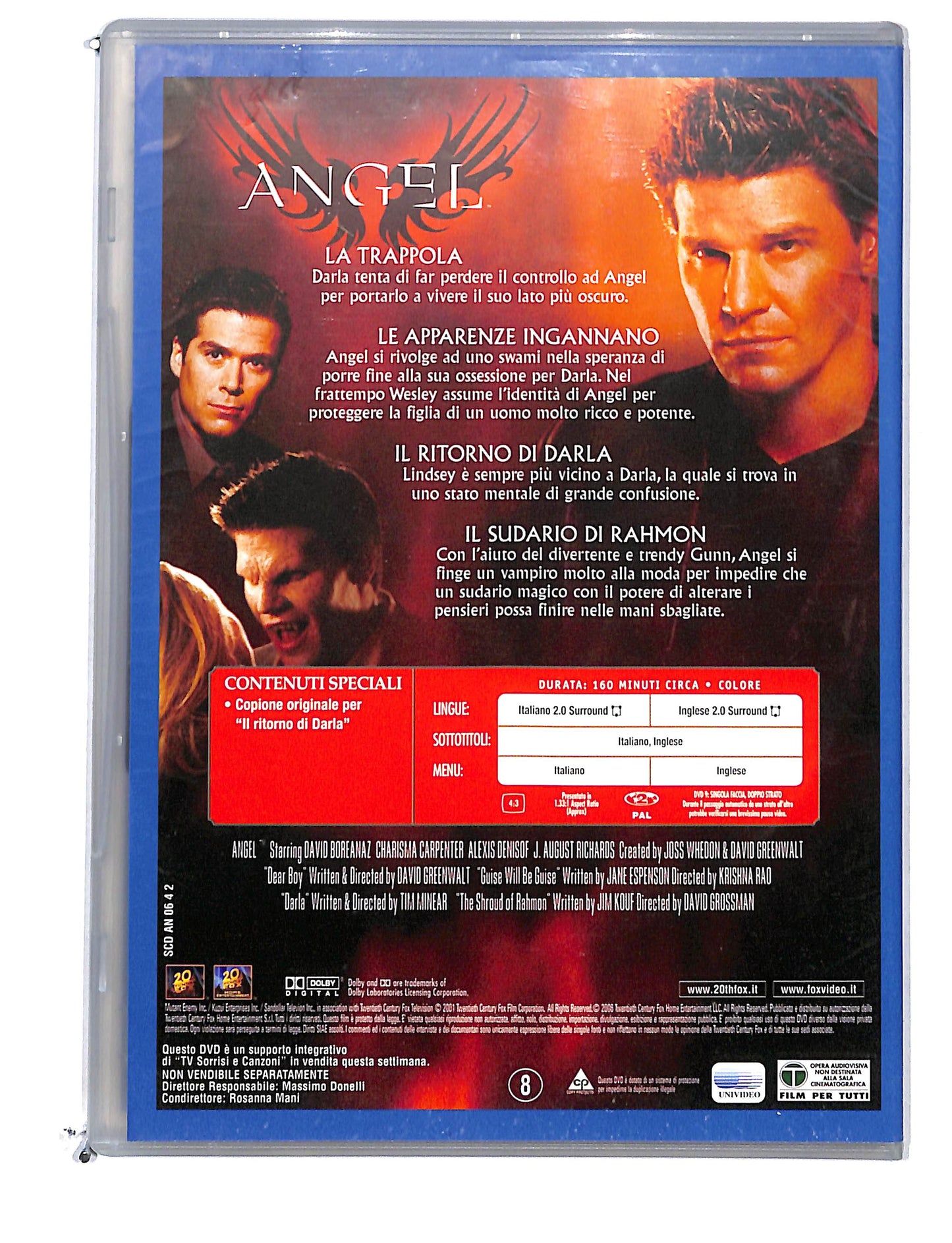EBOND Angel stagione 2 disco 2 EDITORIALE DVD DB774755
