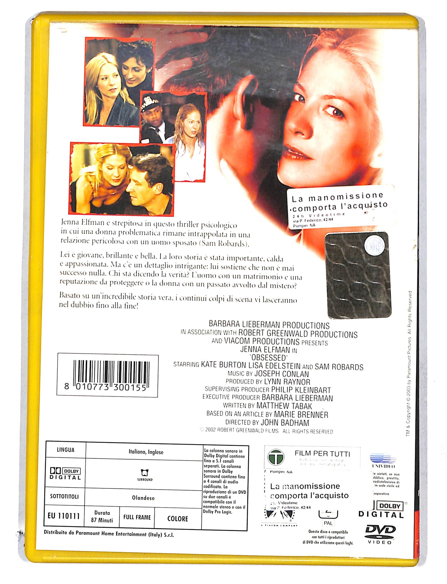 EBOND Obsessed - Ossessione NOLEGGIO DVD DB774771