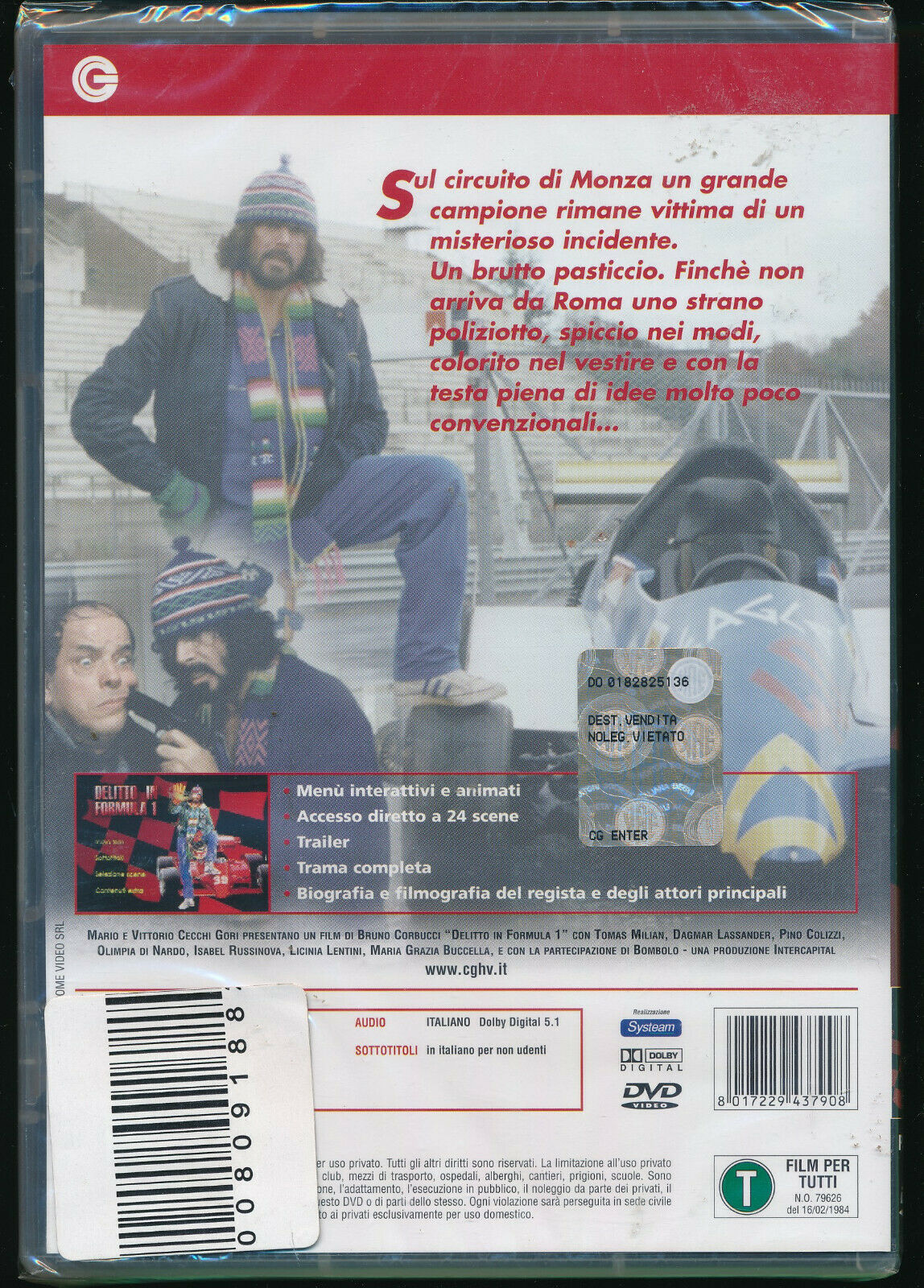 EBOND Delitto In Formula Uno DVD DB774817