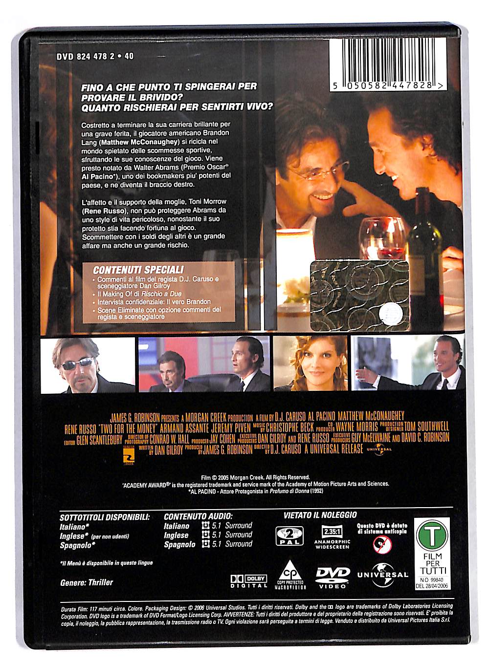 EBOND Rischio a due DVD DB774857