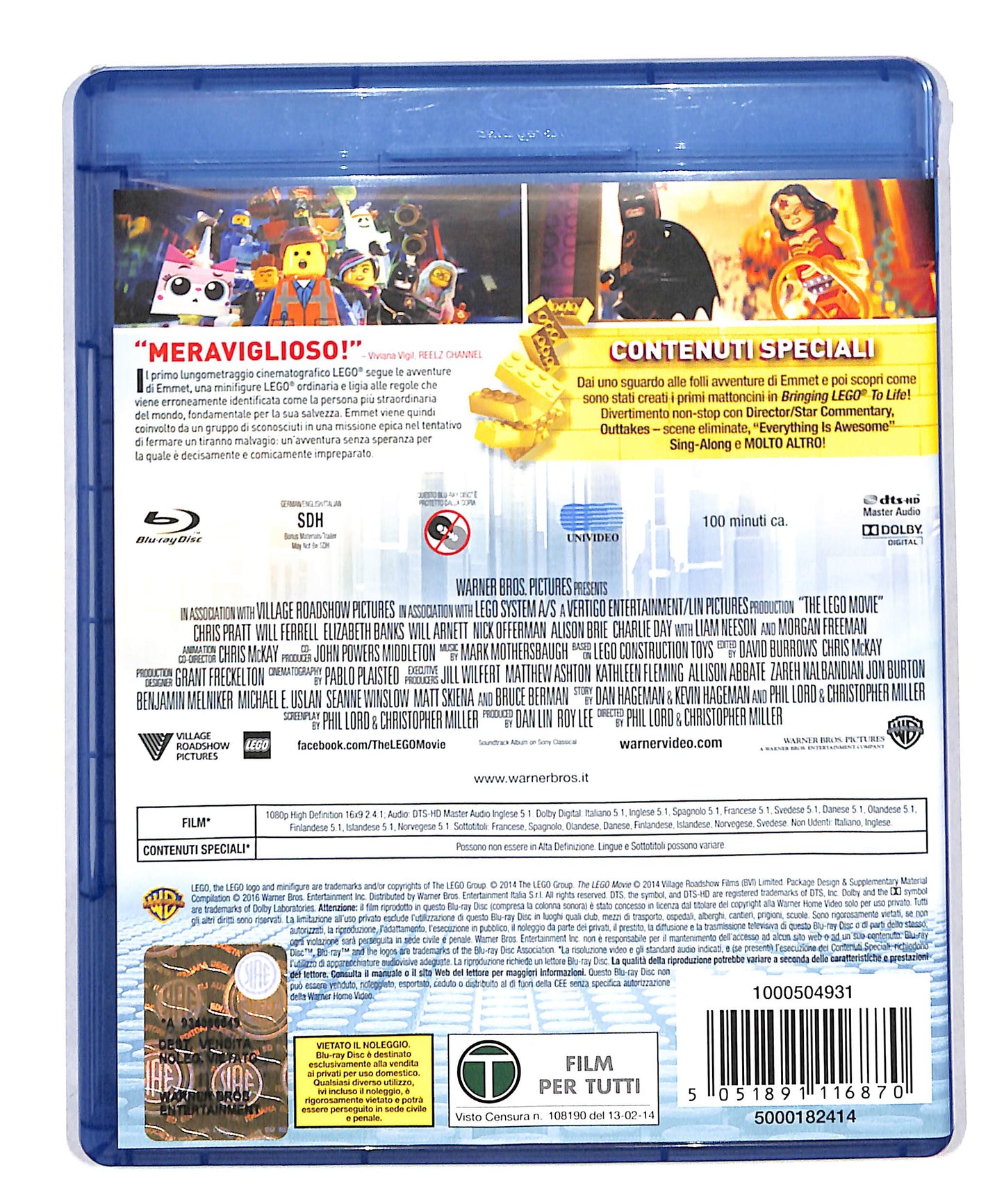 EBOND The lego Movie BLURAY DB775123
