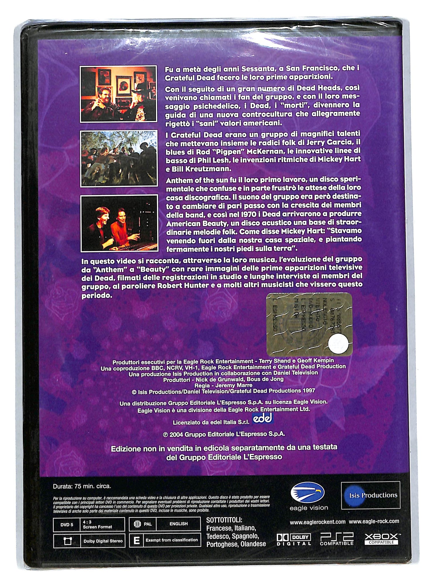 EBOND The Grateful Dead - Anthem to beauty EDITORIALE DVD DB775335