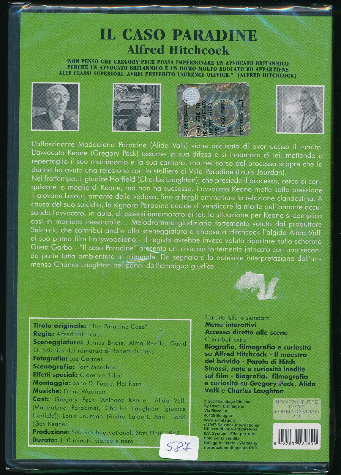 EBOND Il Caso Paradine DVD DB775337