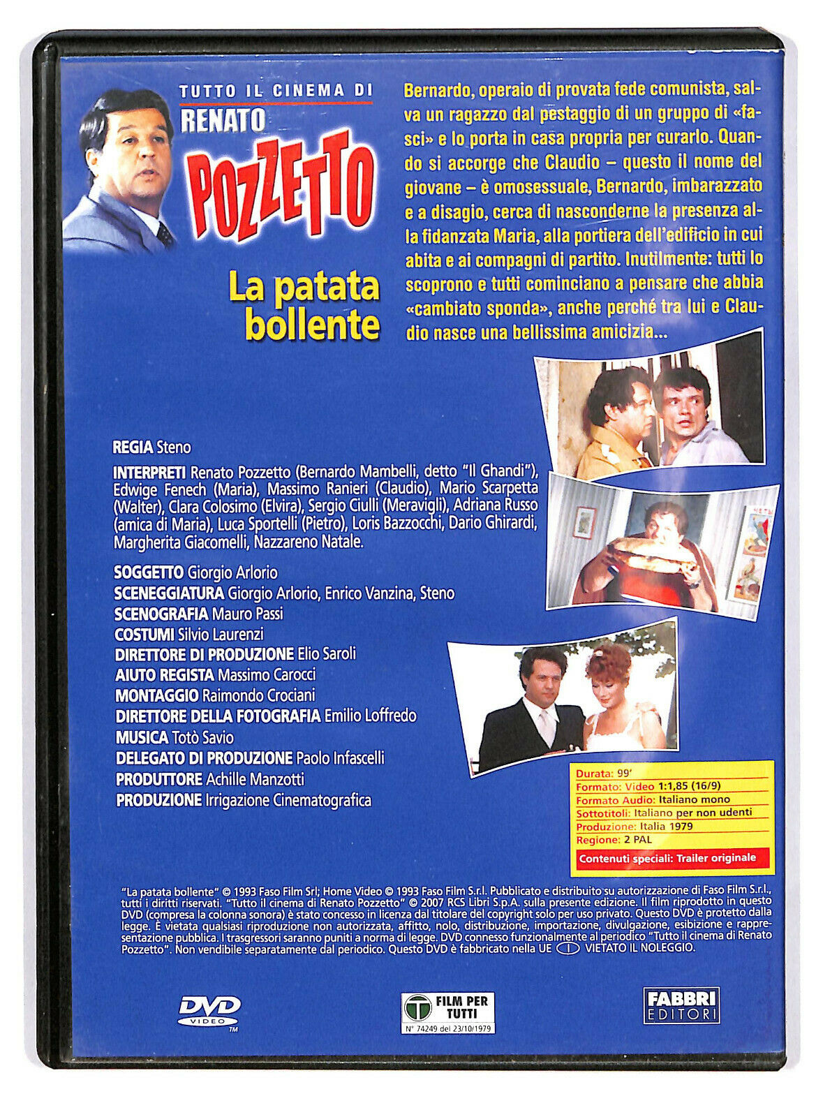 EBOND Renato Pozzetto - La Patata Bollente Editoriale DVD DB775348