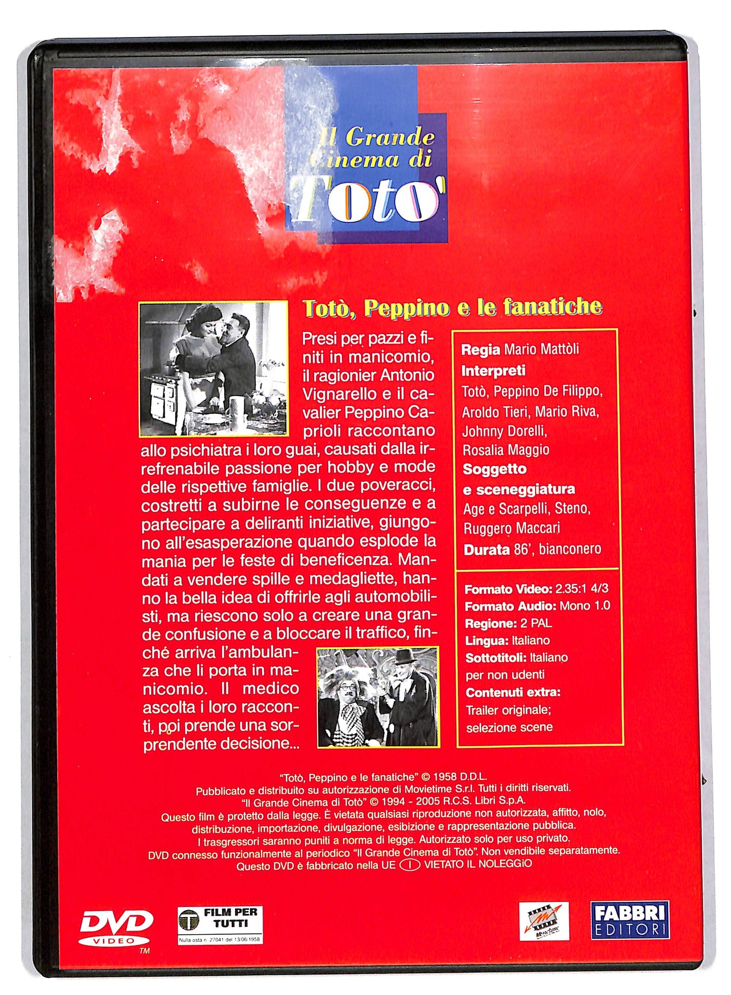 EBOND Toto Peppino e le fanatiche EDITORIALE DVD DB775364