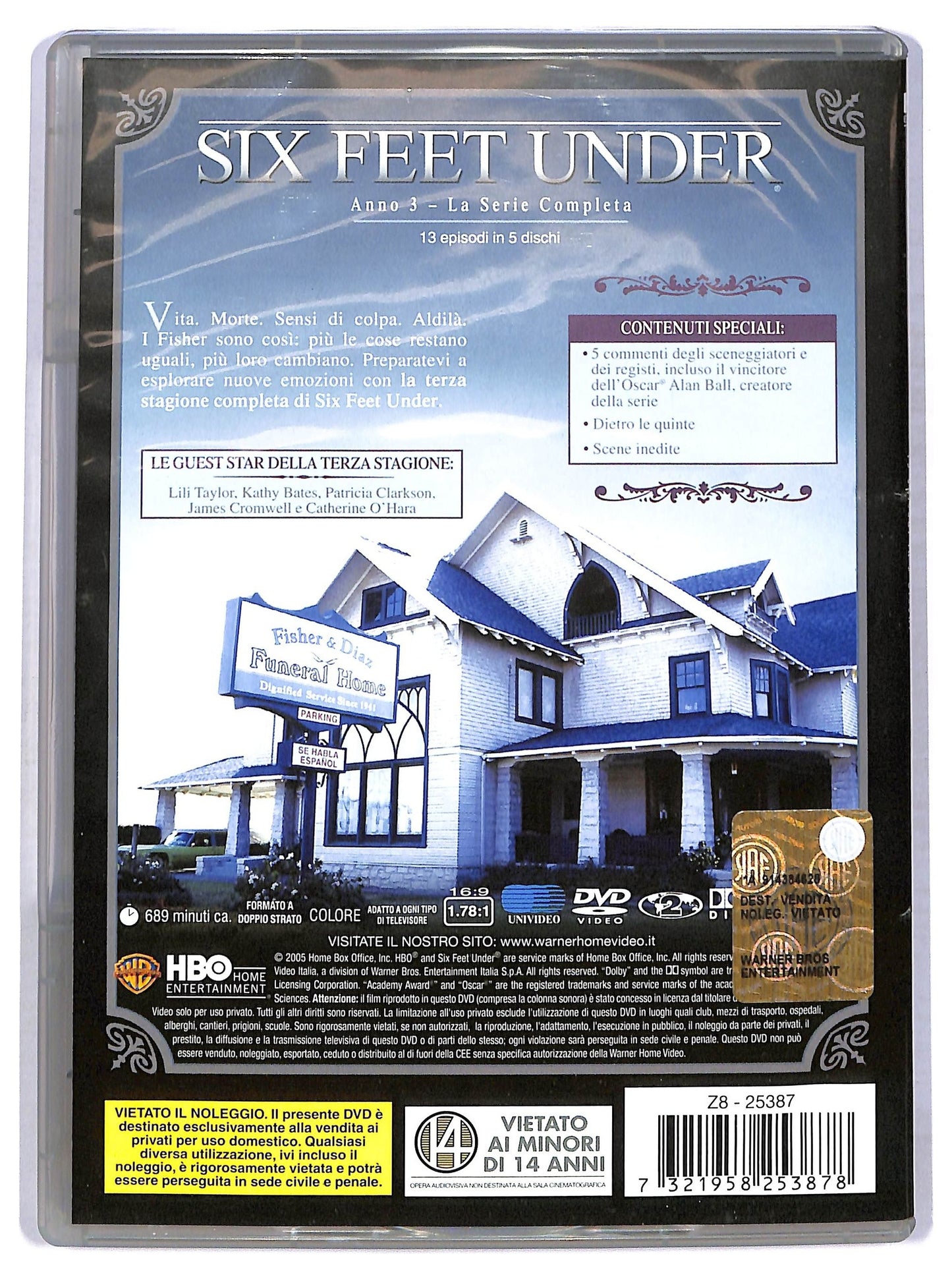 EBOND Six Feet Under. Stagione 3 Serie Completa ( 5 Dischi ) DVD DB775404