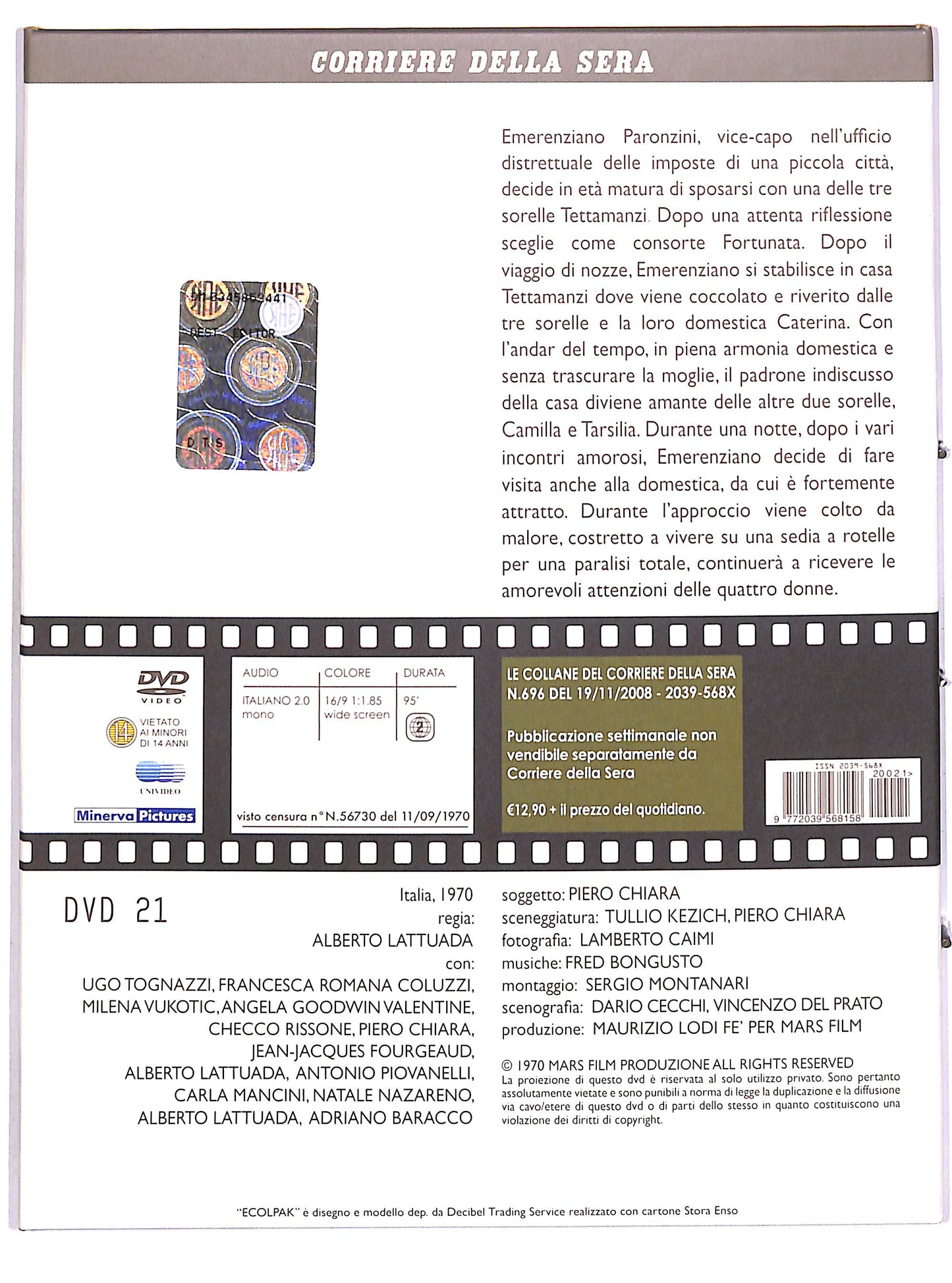 EBOND Venga a prendere il caffe da noi EDITORIALE DIGIPACK DVD DB775440