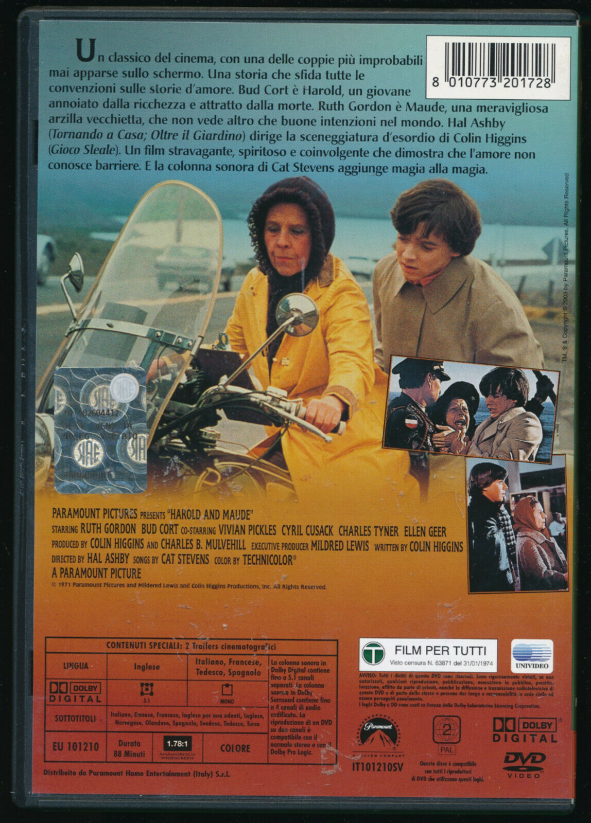 EBOND Harold e Maude DVD DB775444