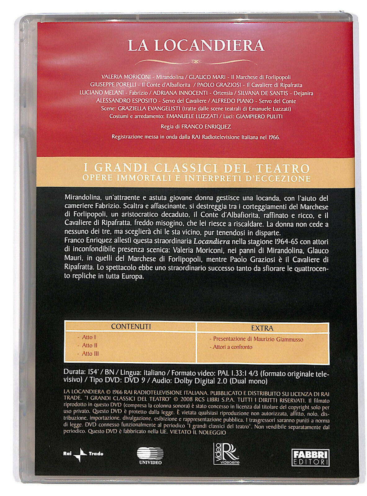 EBOND La Locandiera - Grandi Classici Del Teatro Editoriale DVD DB775604