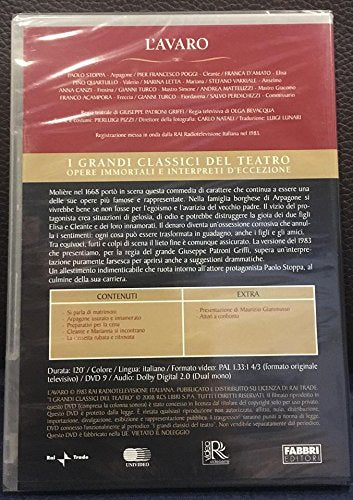EBOND L'avaro - I grandi classici del teatro - Moliere DVD DB775606