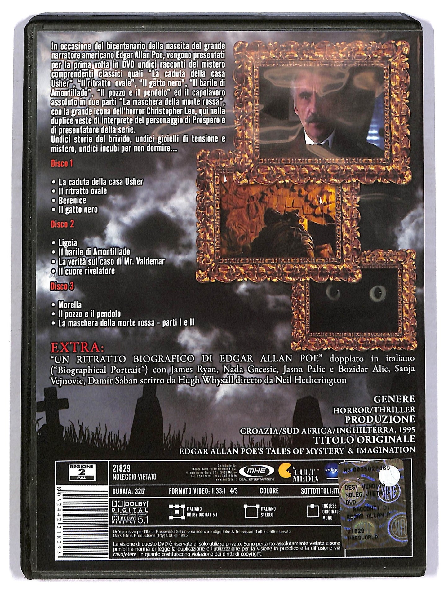 EBOND Edgar Allan Poe - I Racconti Del Mistero - 3 dischi DVD DB775713