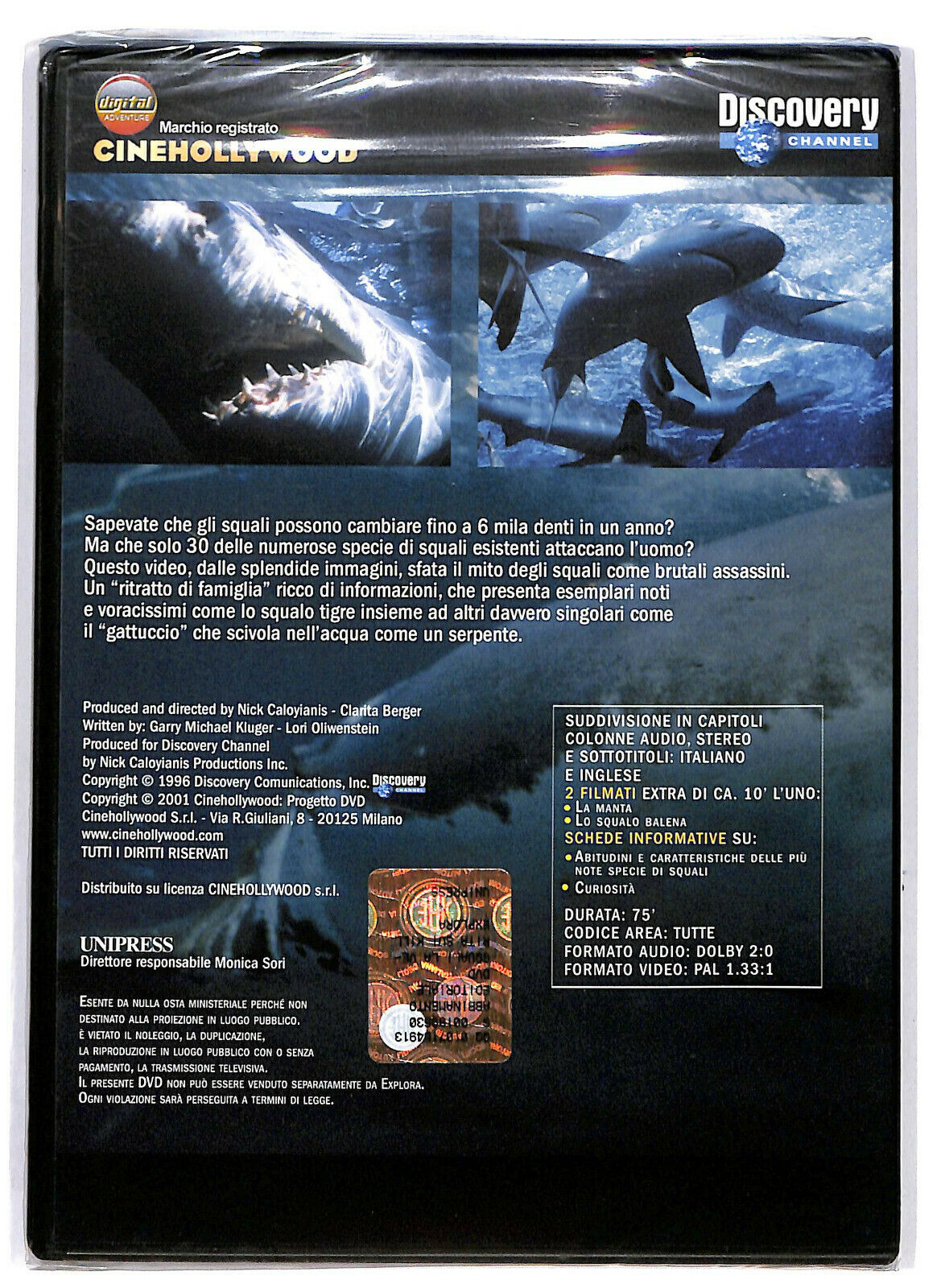 EBOND Squali La Verita Sul Killer Dei Mari DVD DB775732