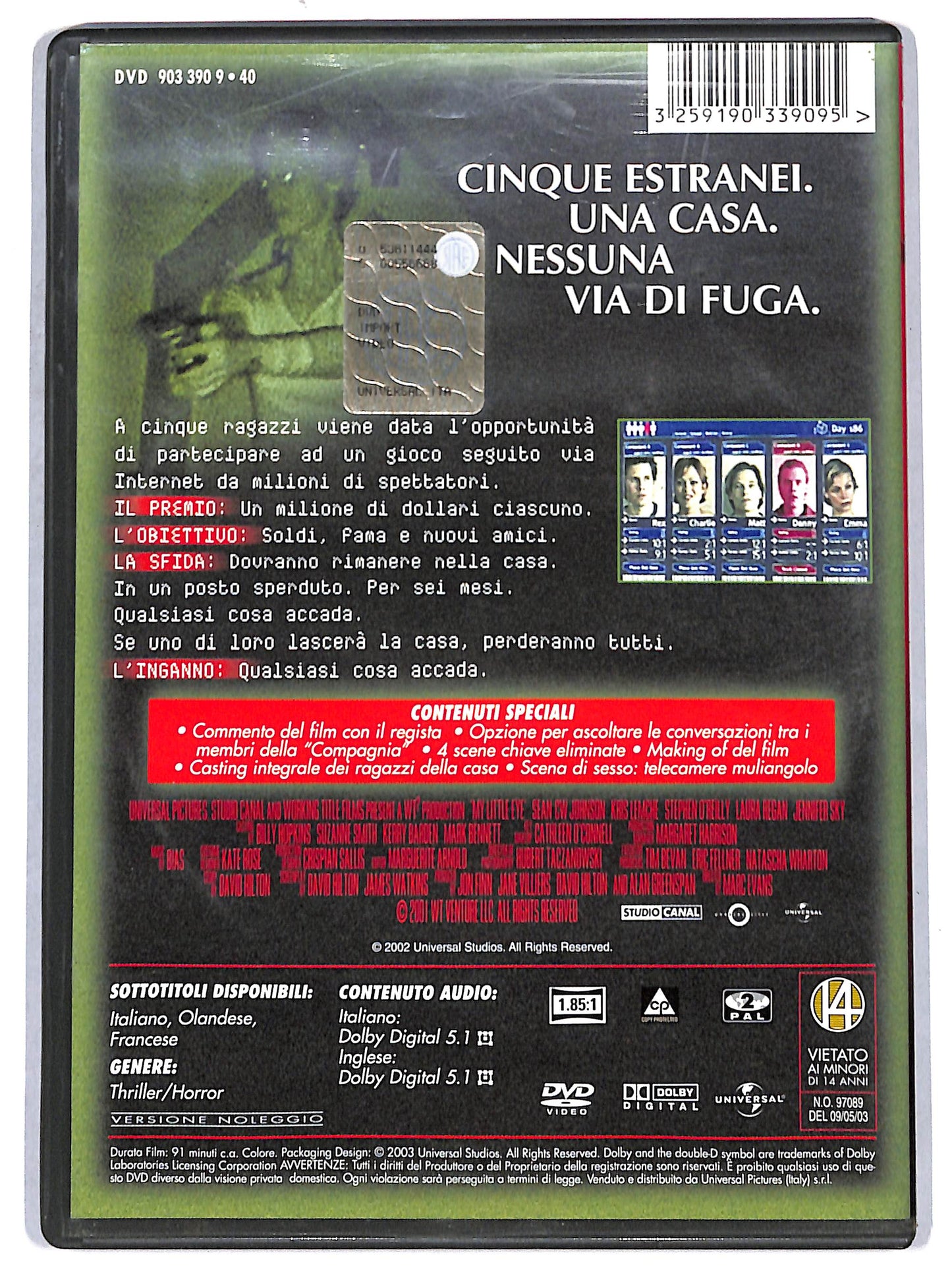 EBOND My Little Eye NOLEGGIO DVD DB775736