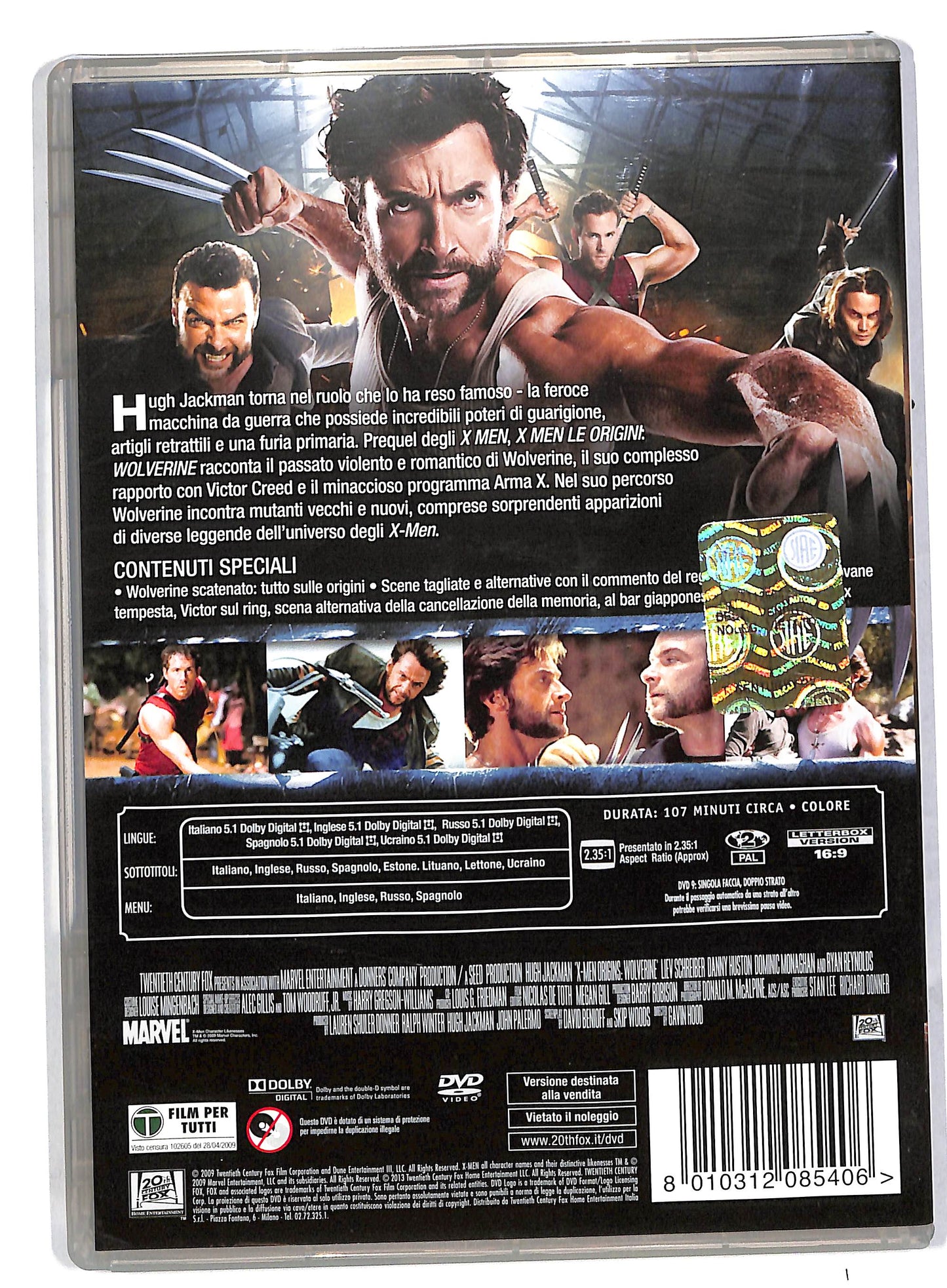 EBOND X - Men le origini - Wolverine DVD DB775759