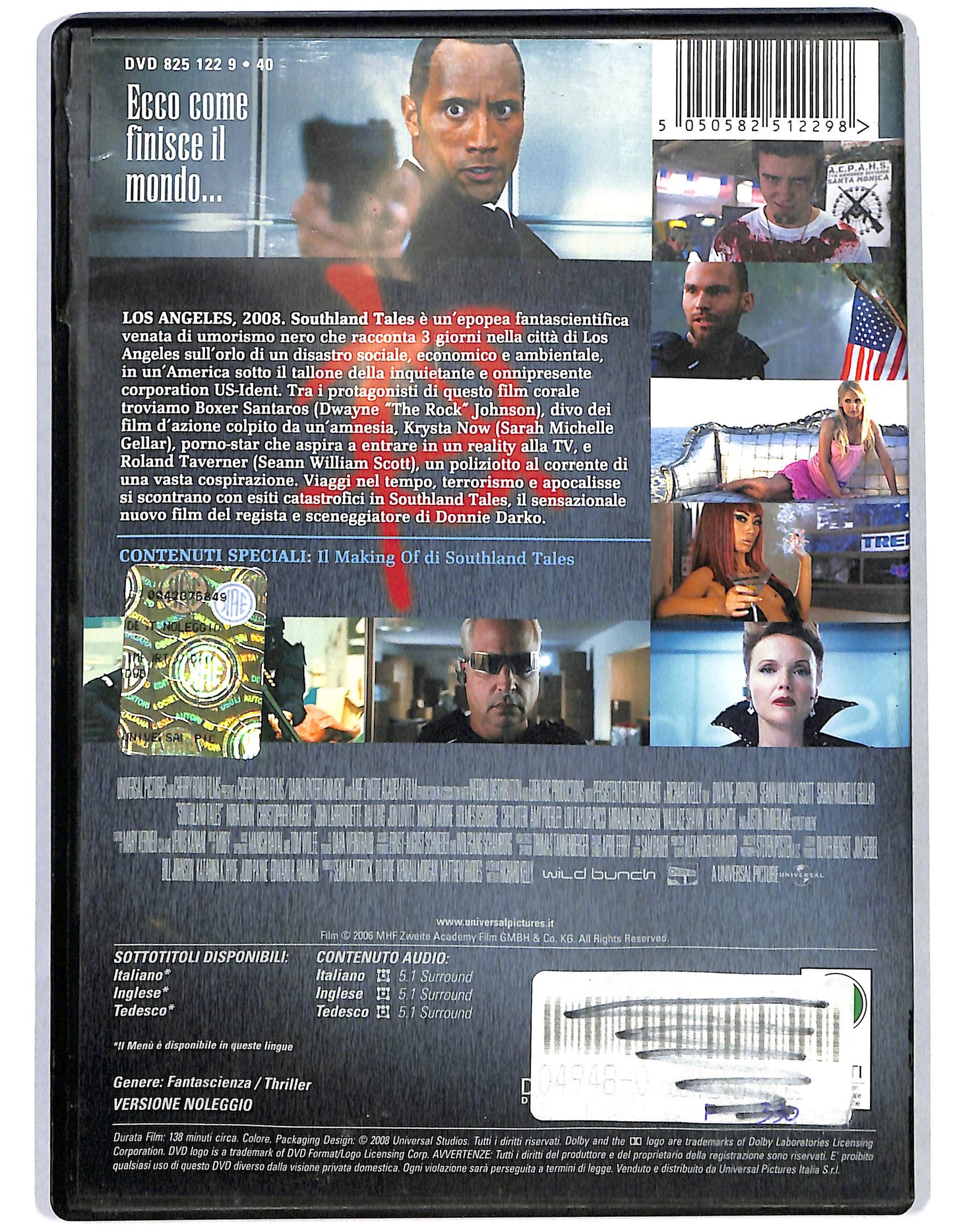 EBOND Southland tales NOLEGGIO DVD DB776108