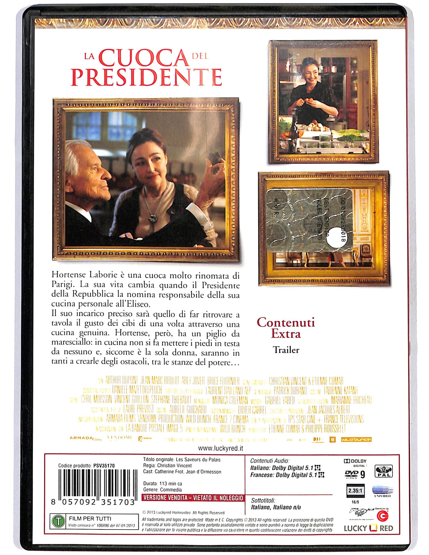 EBOND La cuoca del presidente DVD DB776617