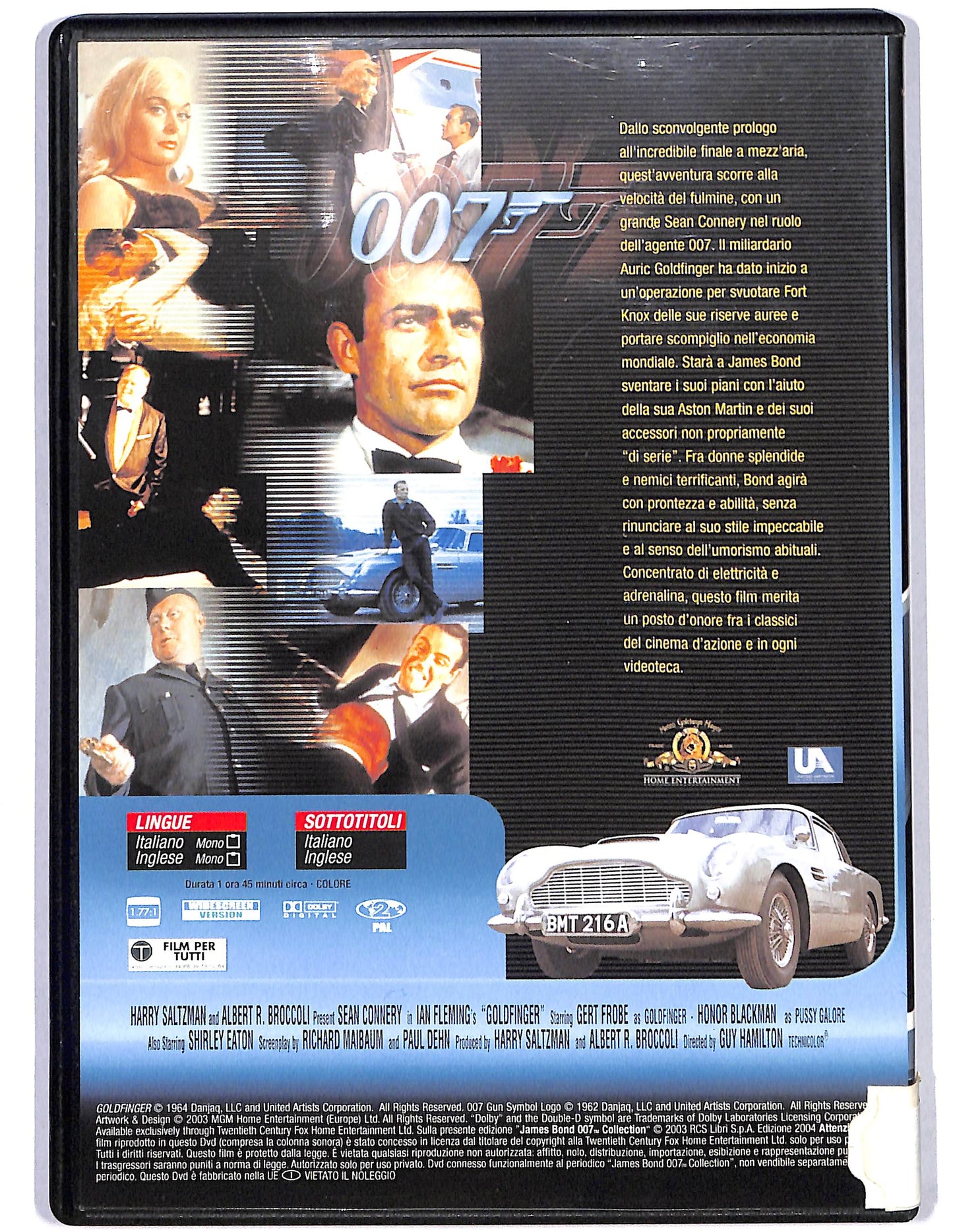 EBOND Missione Goldfinger- EDITORIALE DVD DB776627
