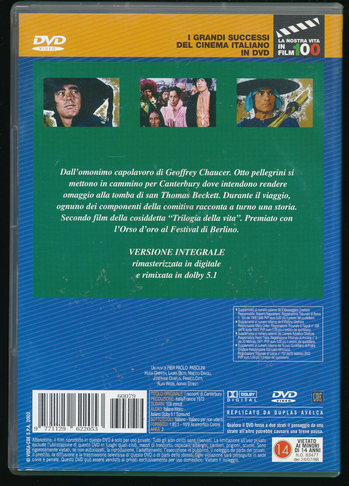 EBOND I Racconti Di Canterbury Editoriale DVD DB777657