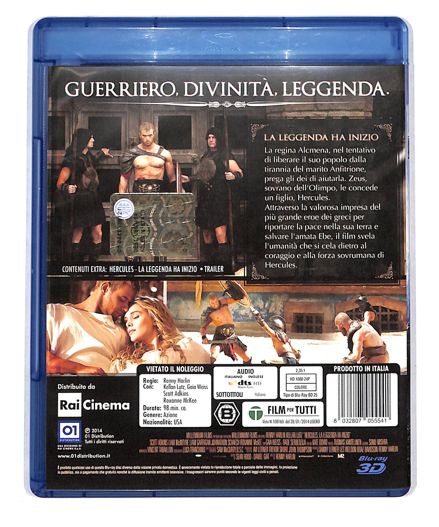 EBOND Hercules La leggenda ha inizio BLURAY 3D + BLURAY BLURAY DB777804