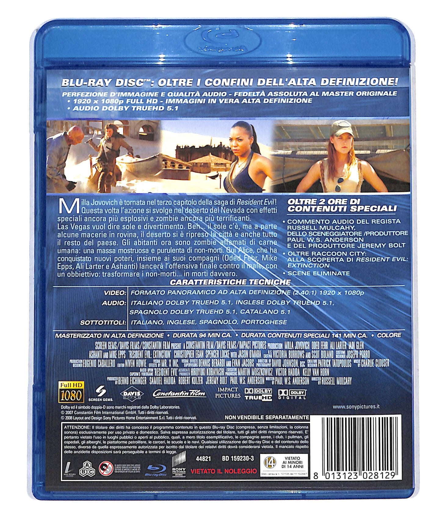 EBOND Resident Evil Extinction BLURAY DB777819