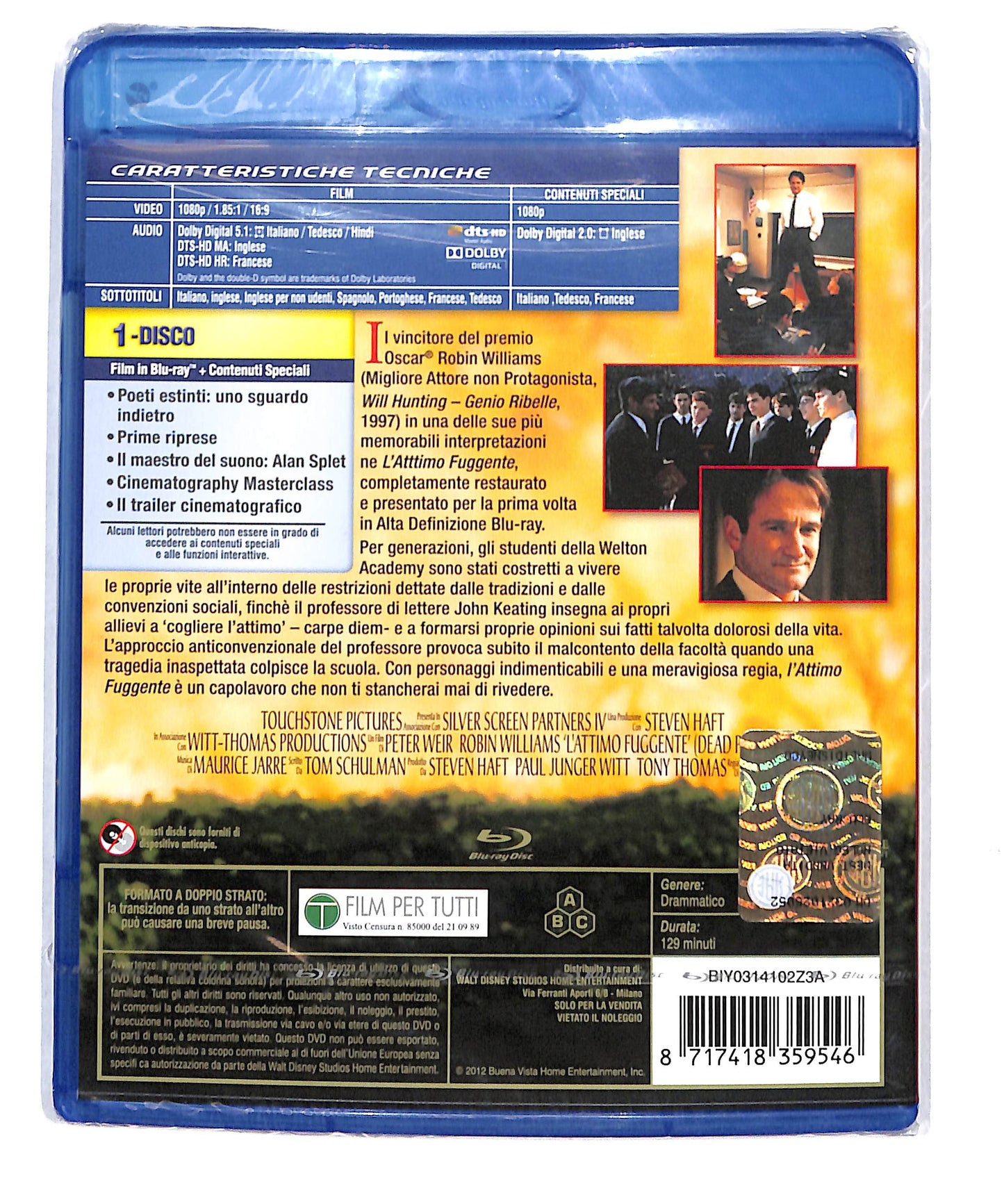 EBOND L' attimo fuggente BLURAY DB777824