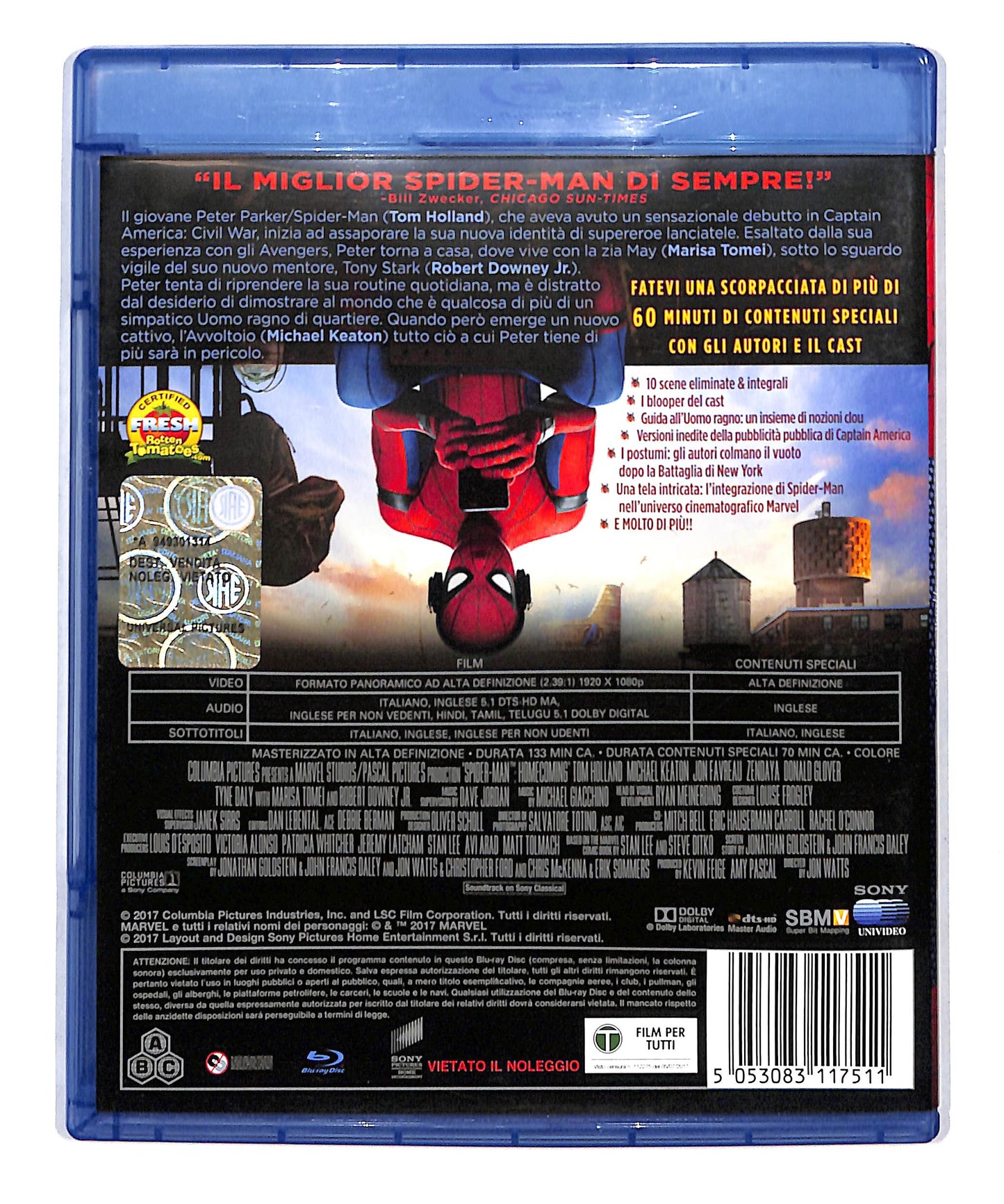 EBOND Spider-man Homecoming BLURAY DB777826