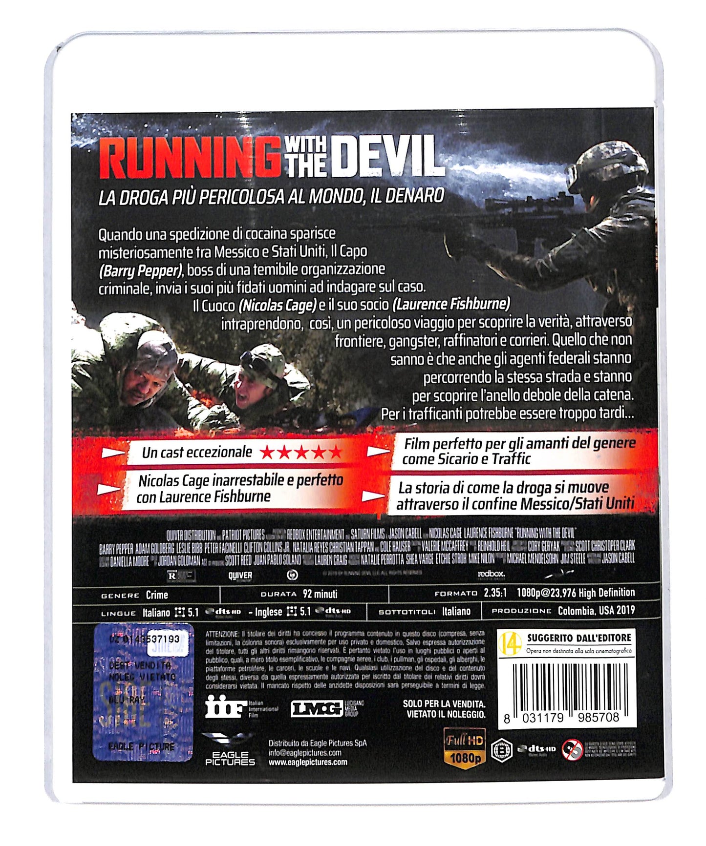 EBOND Running With The Devil - La Legge Del Cartello BLURAY DB777830