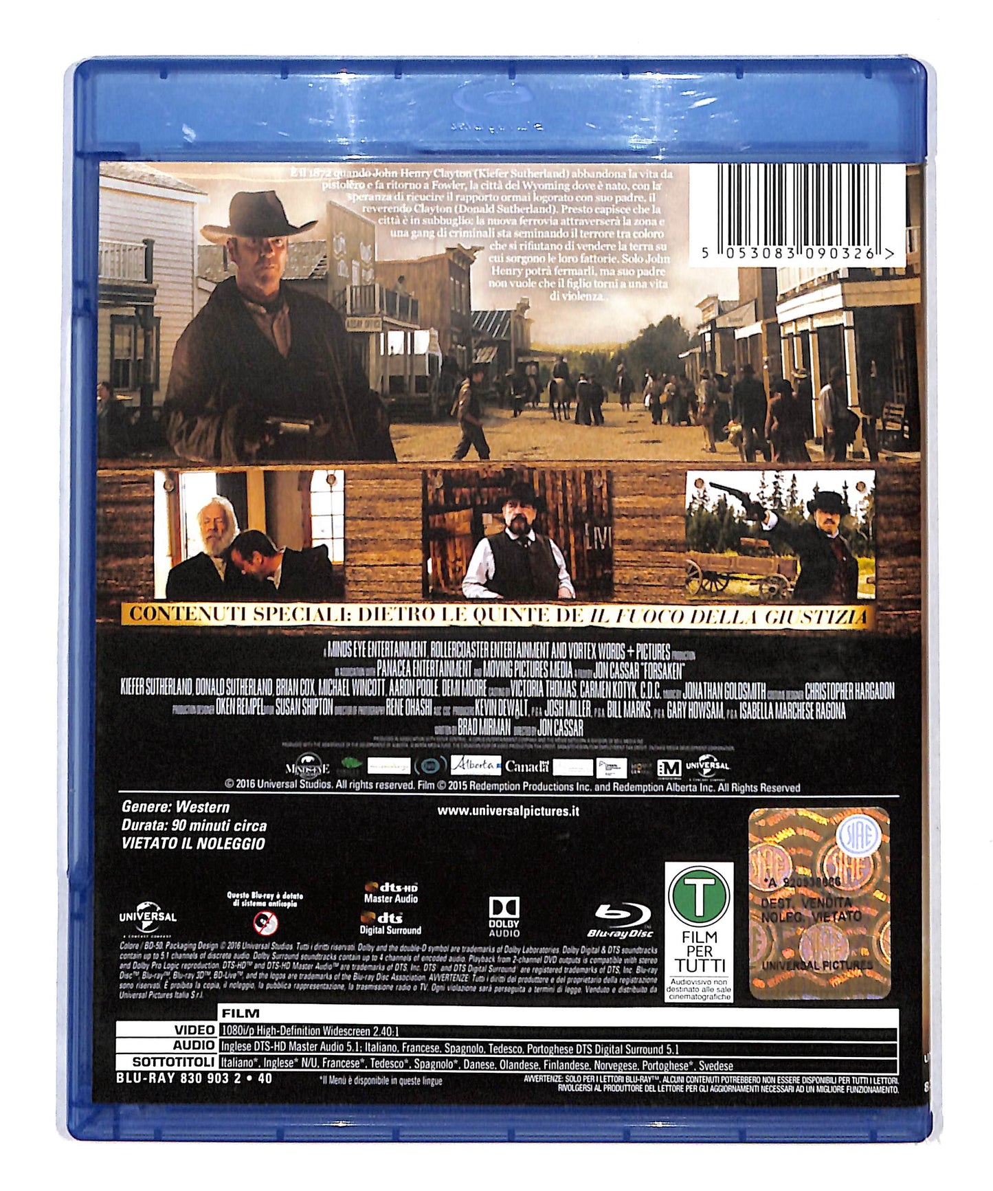 EBOND Il fuoco della giustizia BLURAY DB777847