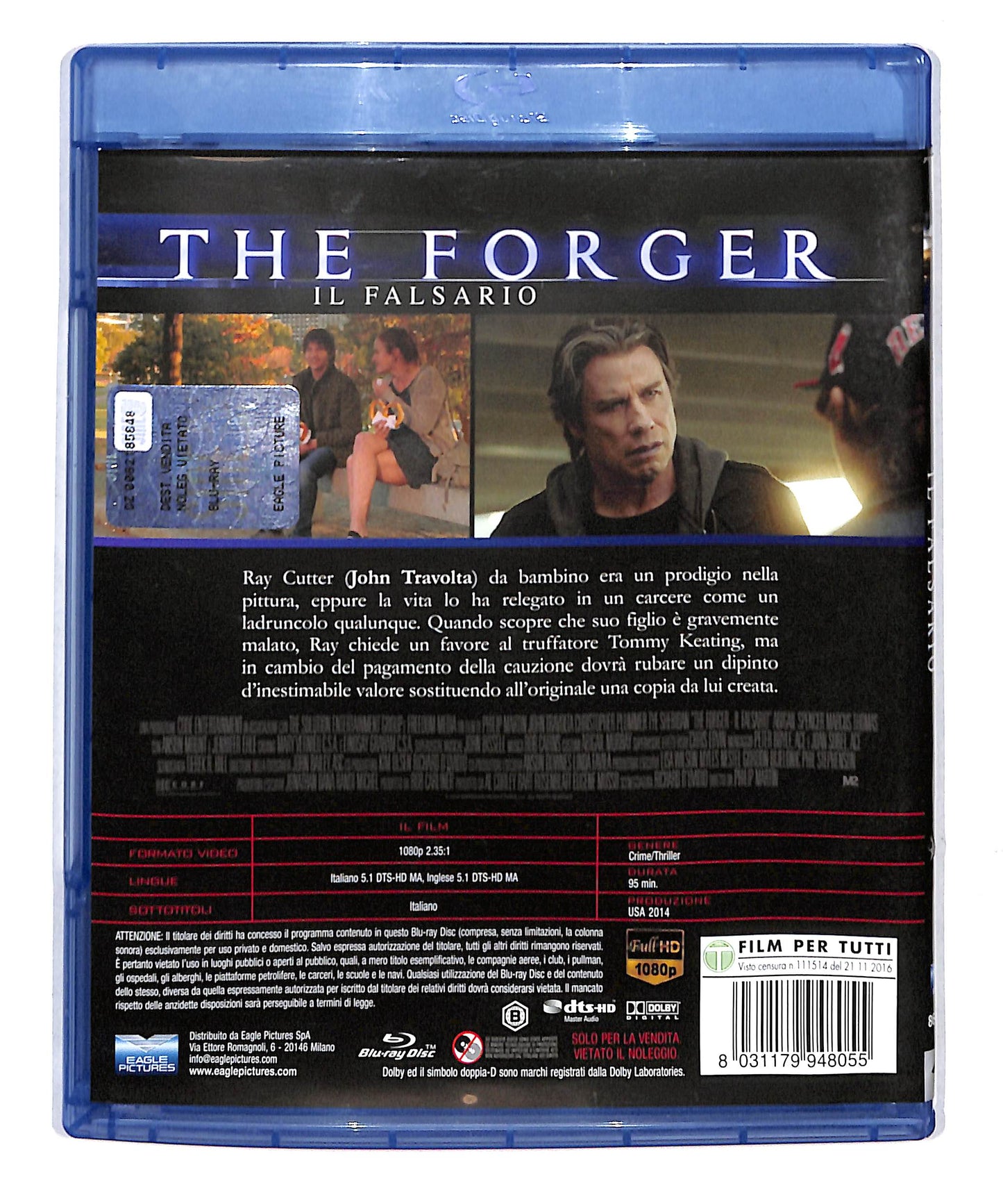 EBOND The Forger-Il Falsario BLURAY DB777849