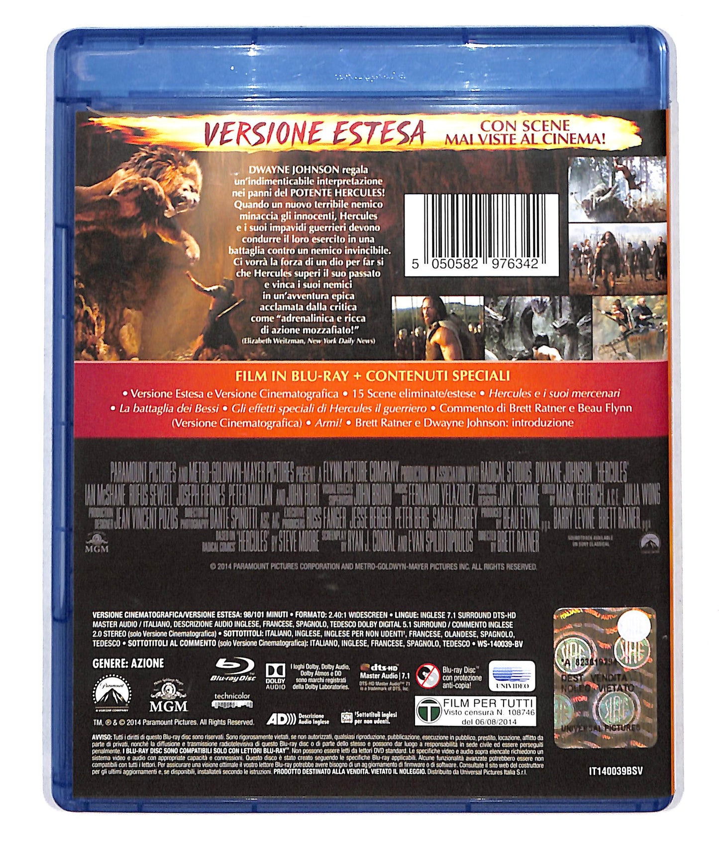 EBOND Hercules - il guerriero Versione estesa BLURAY DB777862