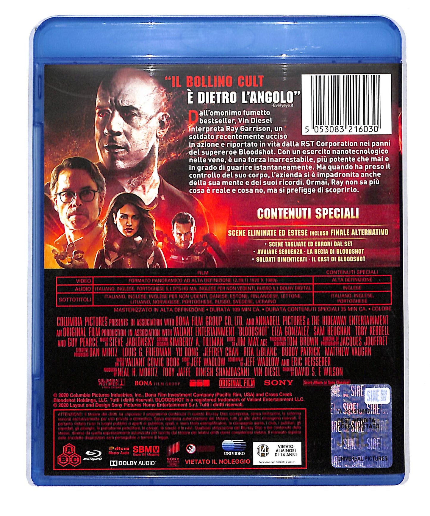 EBOND Bloodshot BLURAY BLURAY DB777879