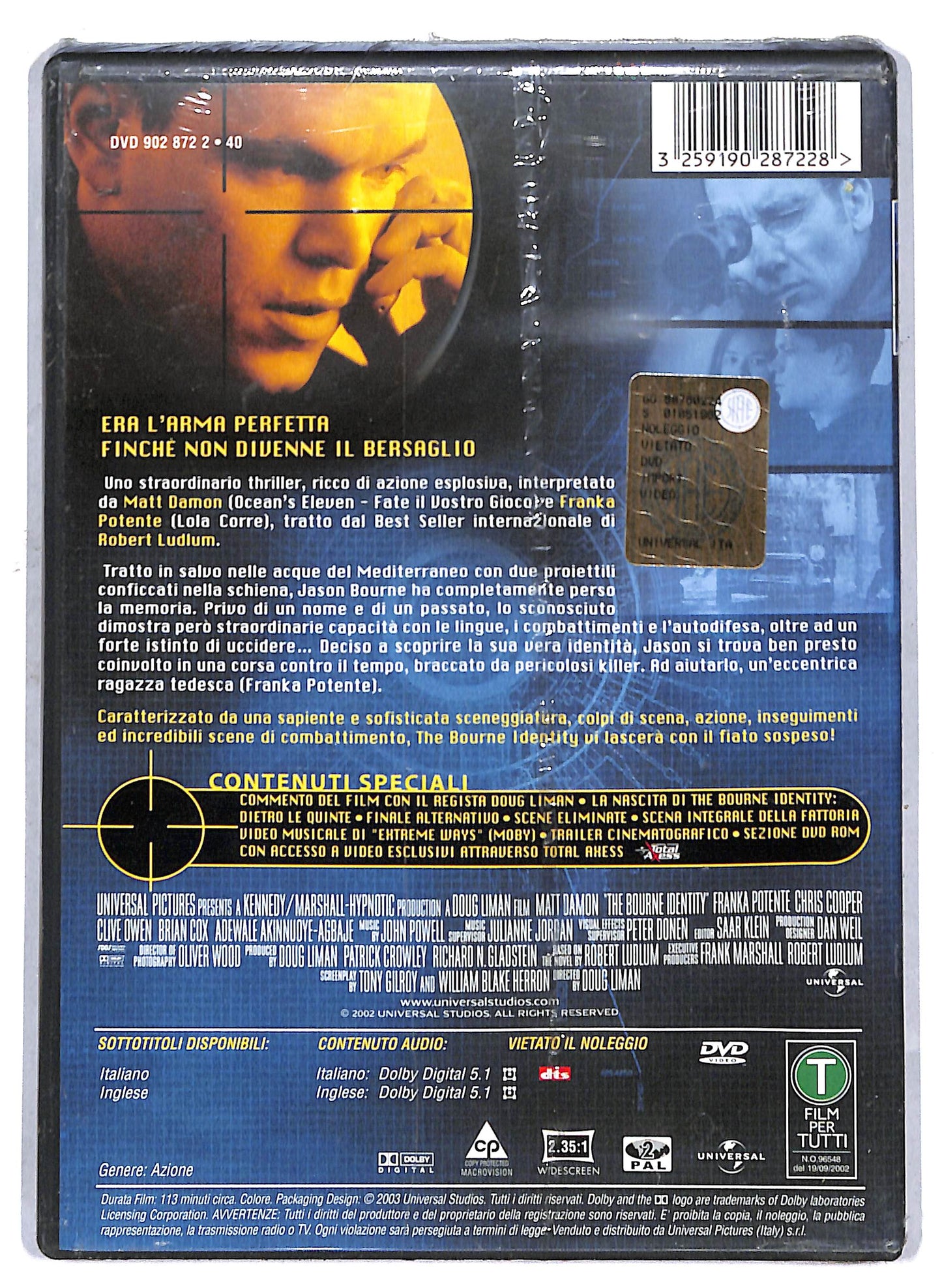 EBOND The bourne identity DVD DB778104