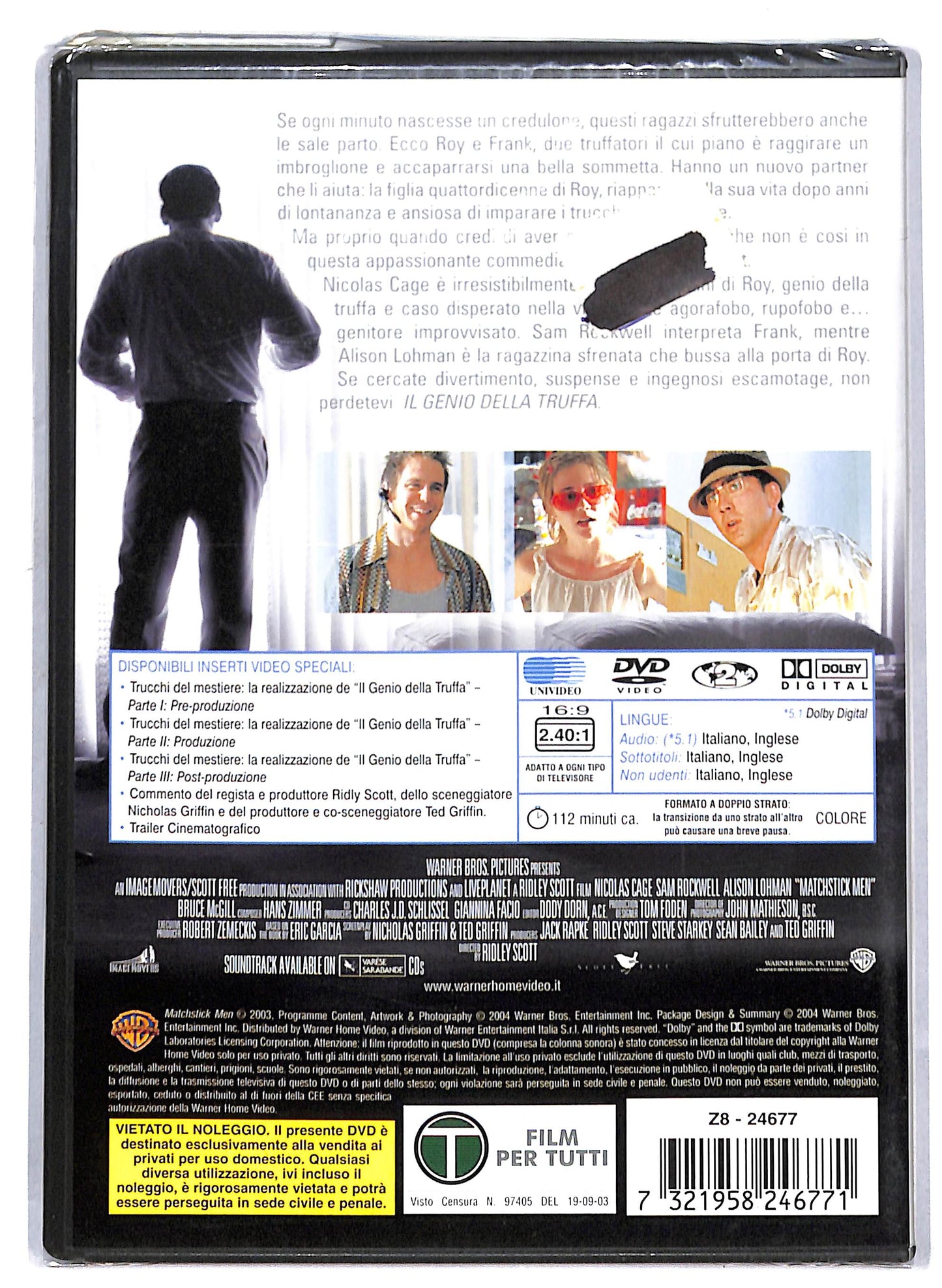 EBOND Il Genio della truffa DVD DB778625