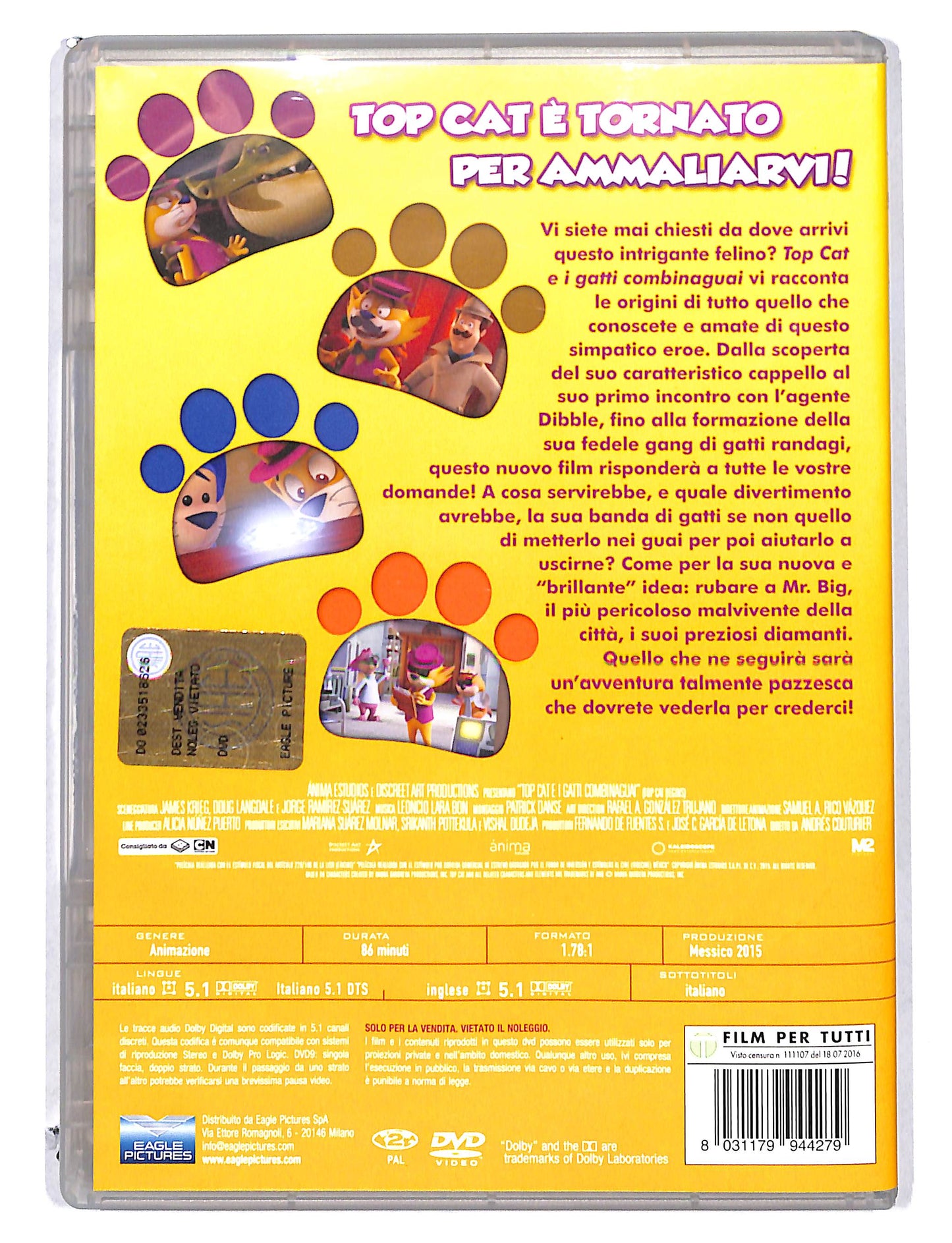 EBOND Top Cat E I Gatti Combina Guai DVD DB778811