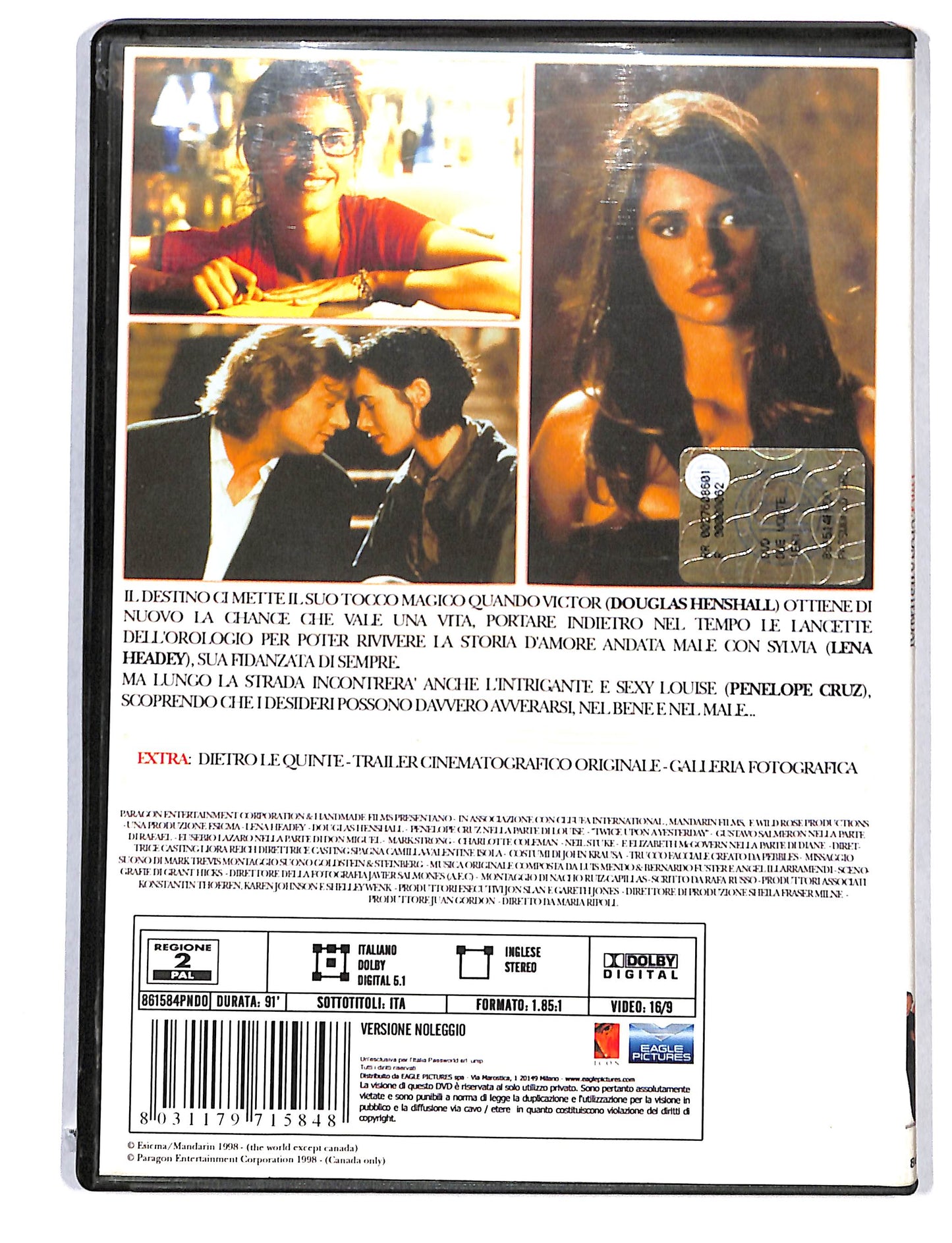 EBOND Due volte ieri NOLEGGIO DVD DB778852