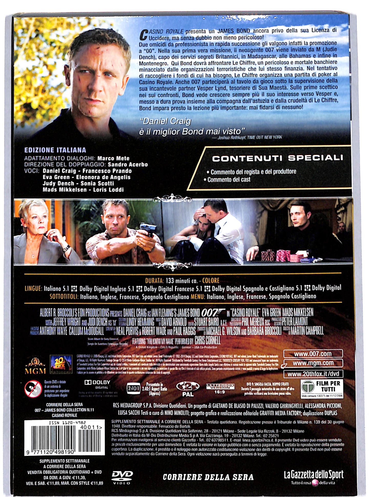 EBOND 007 Casino Royale volume 11 EDITORIALE DVD DB778908
