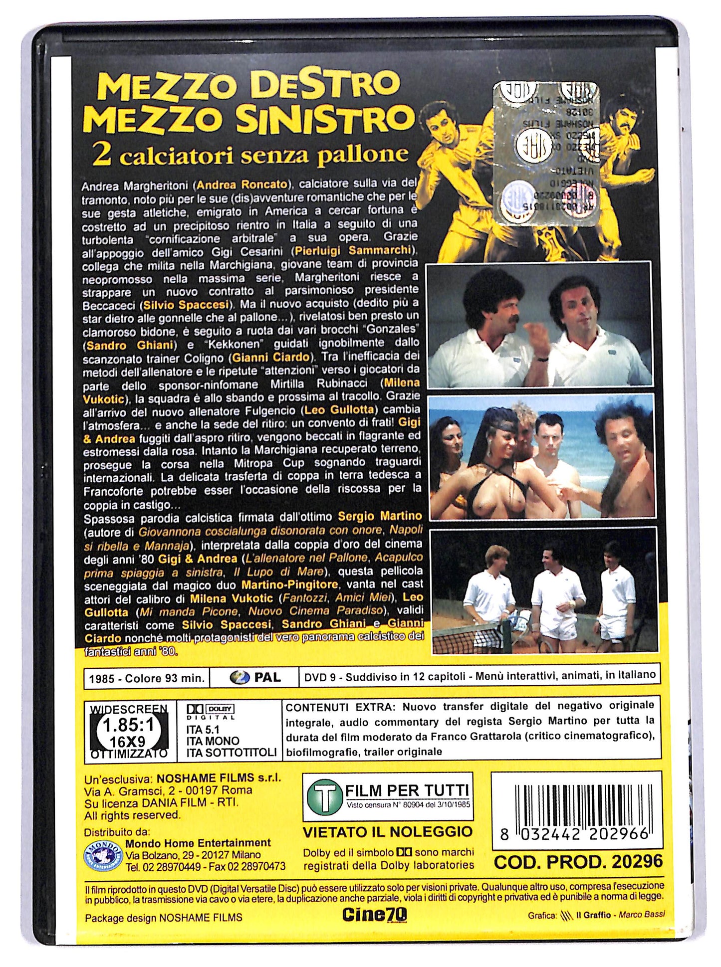 EBOND mezzo destro mezzo sinistro DVD DB778934