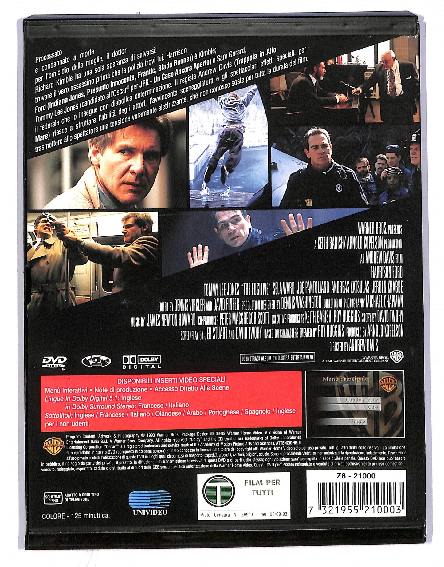 EBOND Il Fuggitivo SJB DVD DB779125