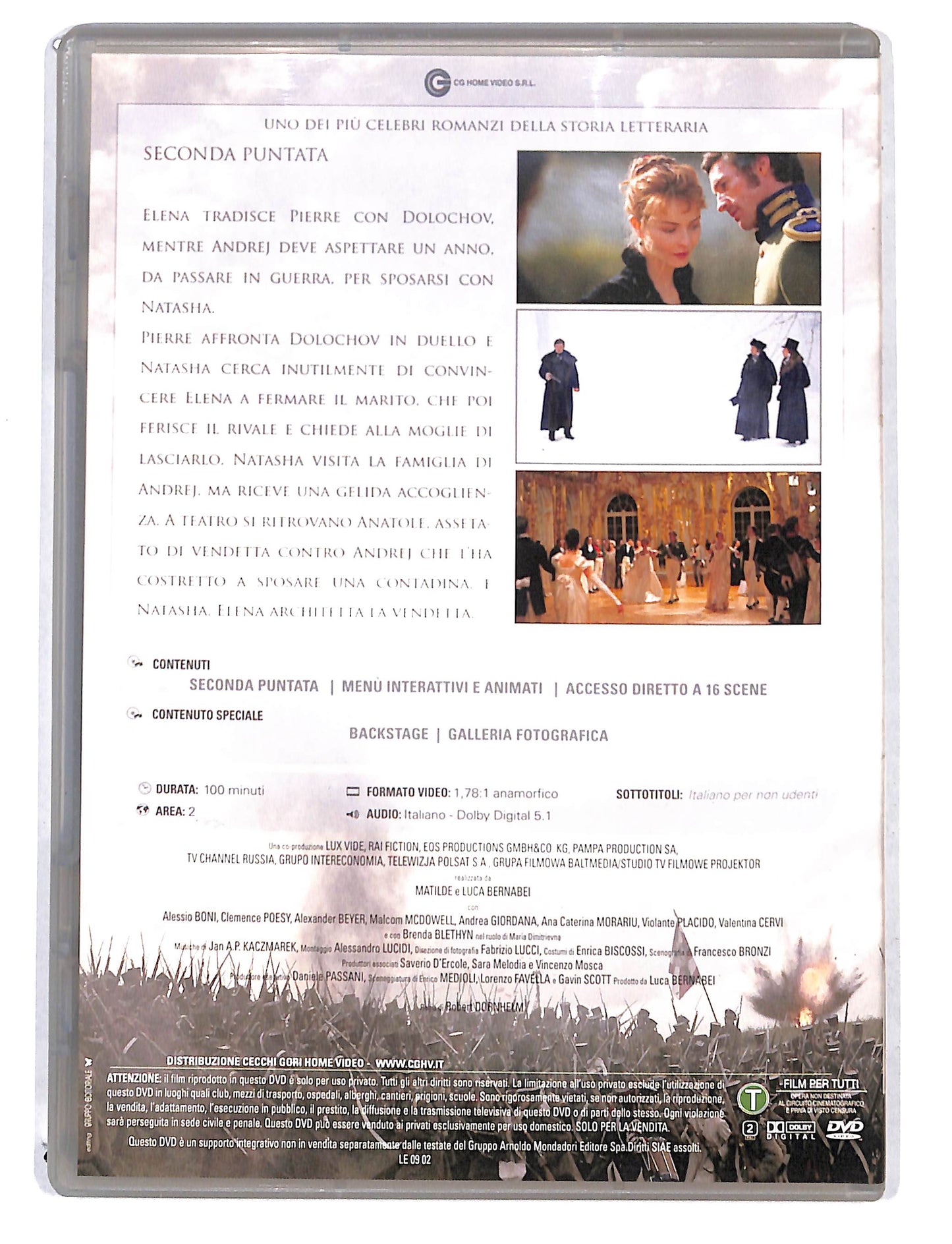 EBOND Guerra & Pace II seconda parte DVD DB779210