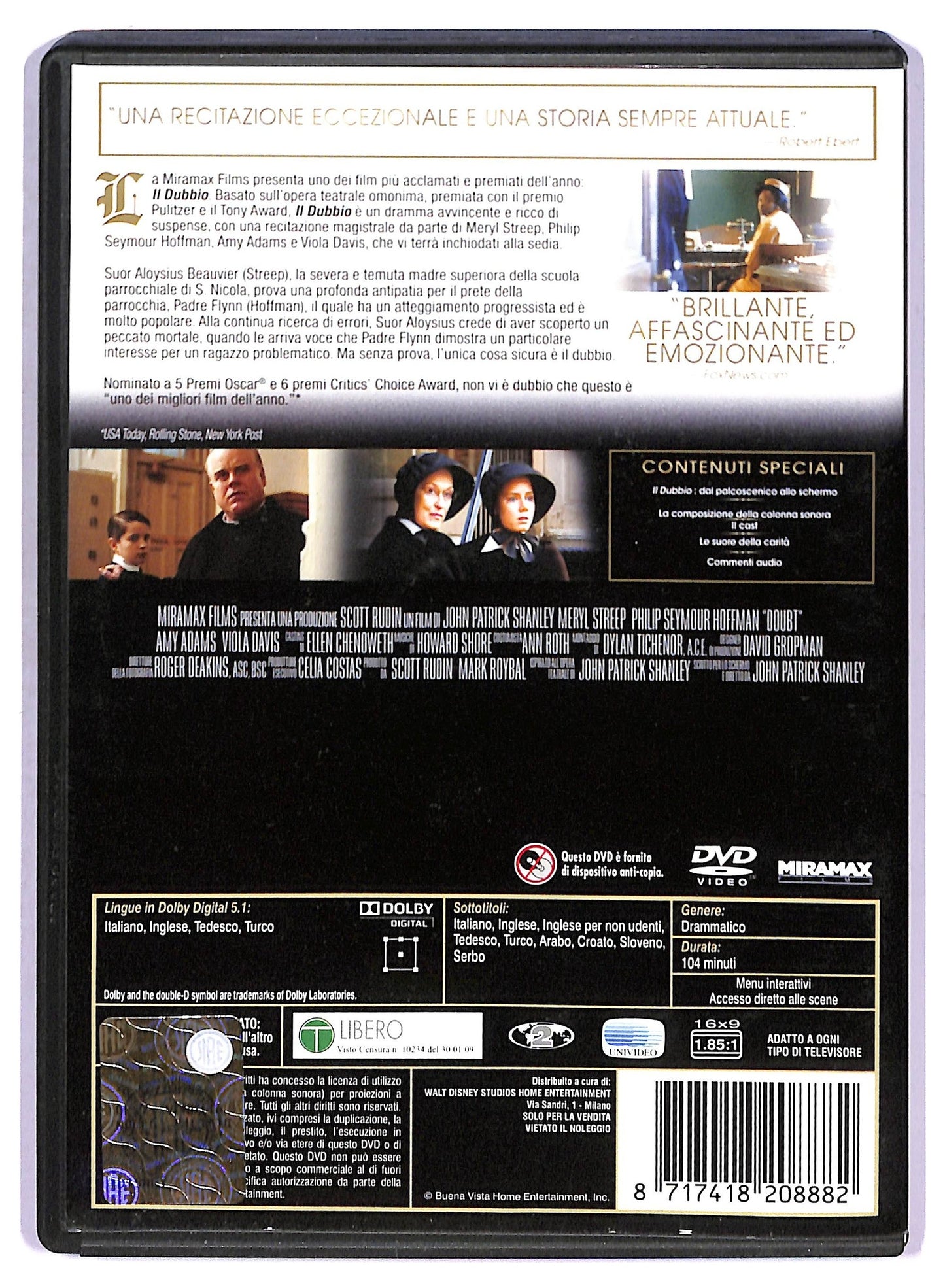 EBOND Il dubbio DVD DB779424