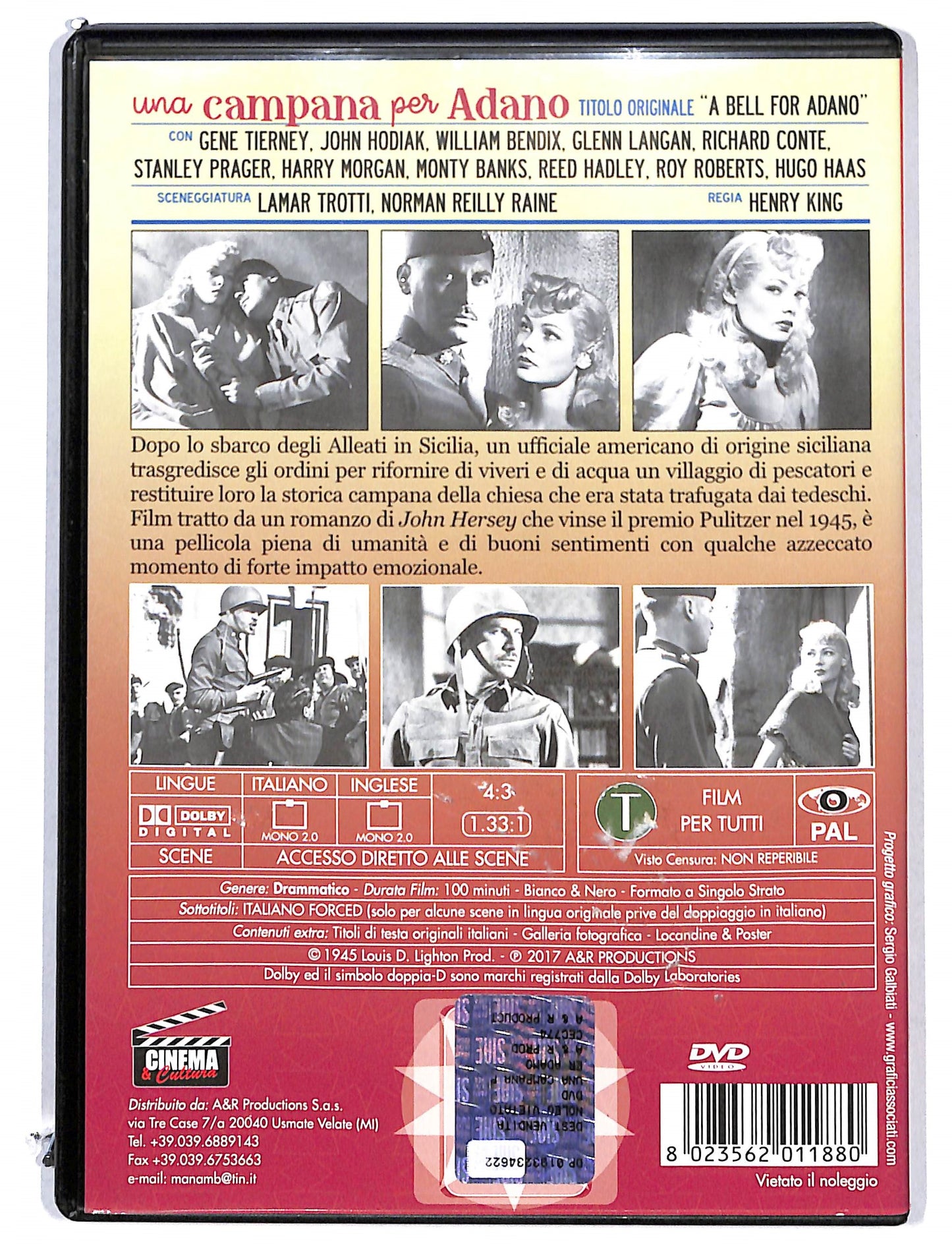 EBOND Una Campana Per Adano (1945) DVD DB780137