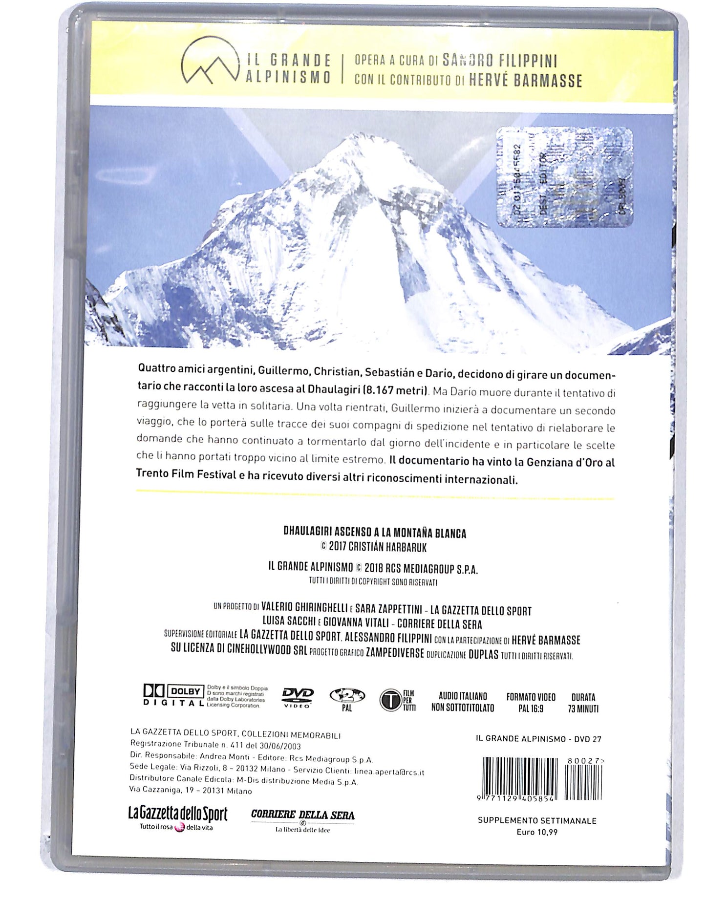 EBOND Il Grande Alpinismo vol.27 Dhaulagiri EDITORIALE DVD DB780149