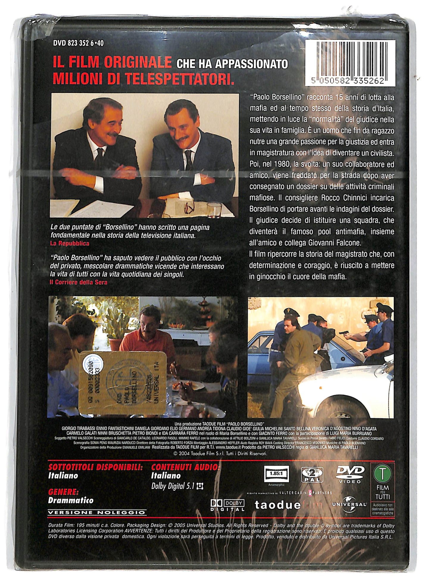 EBOND Paolo Borsellino NOLEGGIO DVD DB780809