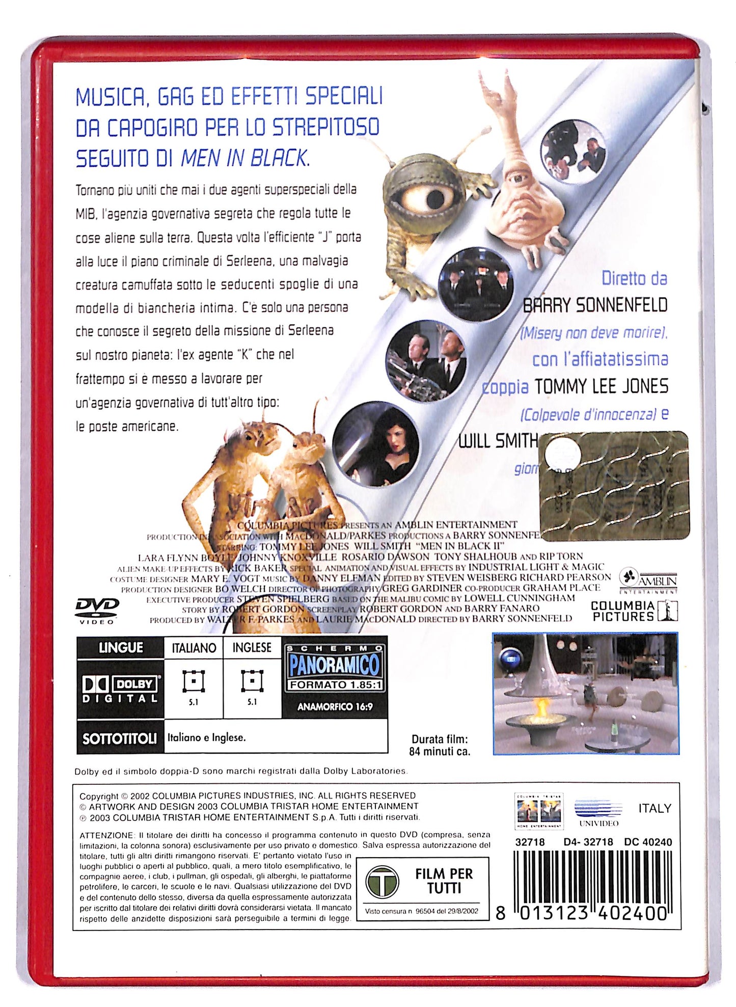 EBOND Men in Black II NOLEGGIO DVD DB780813