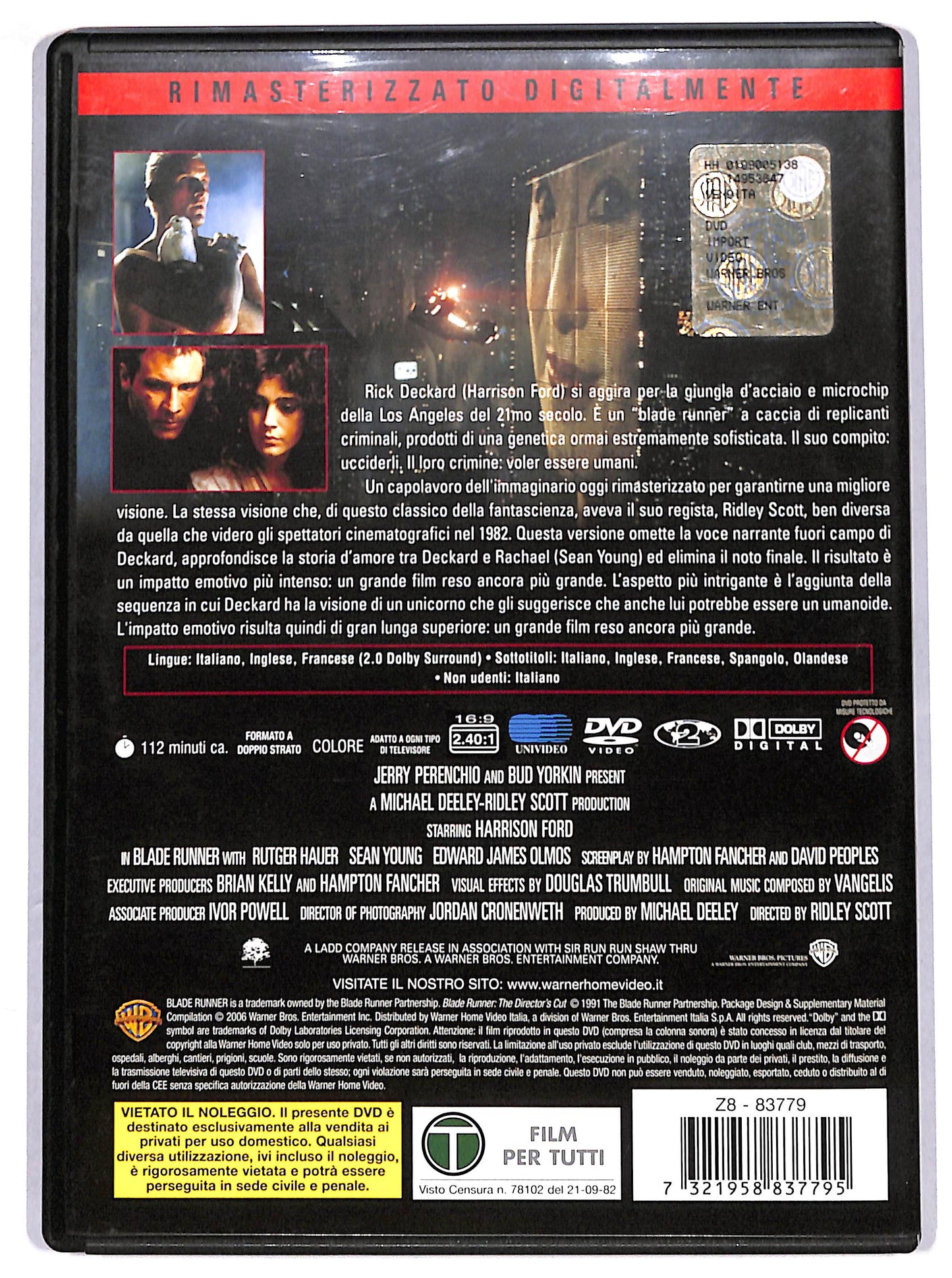 EBOND blade runner DVD DB780819