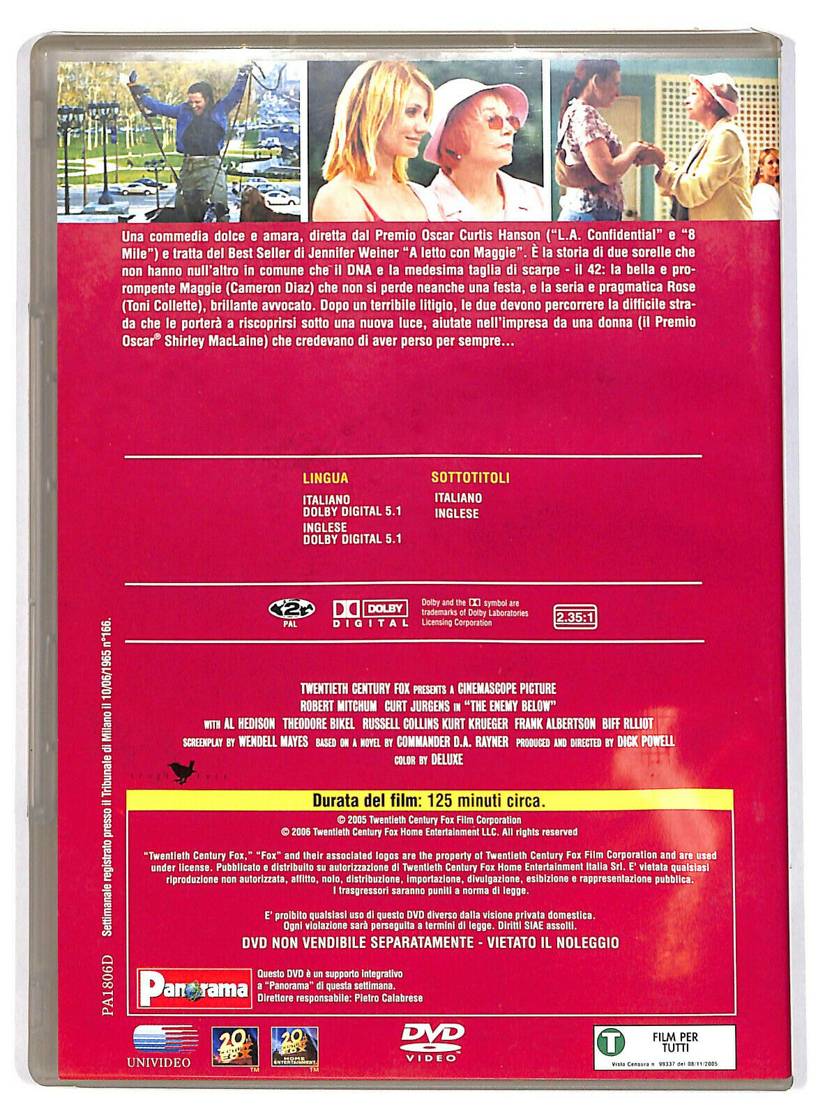 EBOND In Her Shoes - Se Fossi Lei Editoriale DVD DB780836